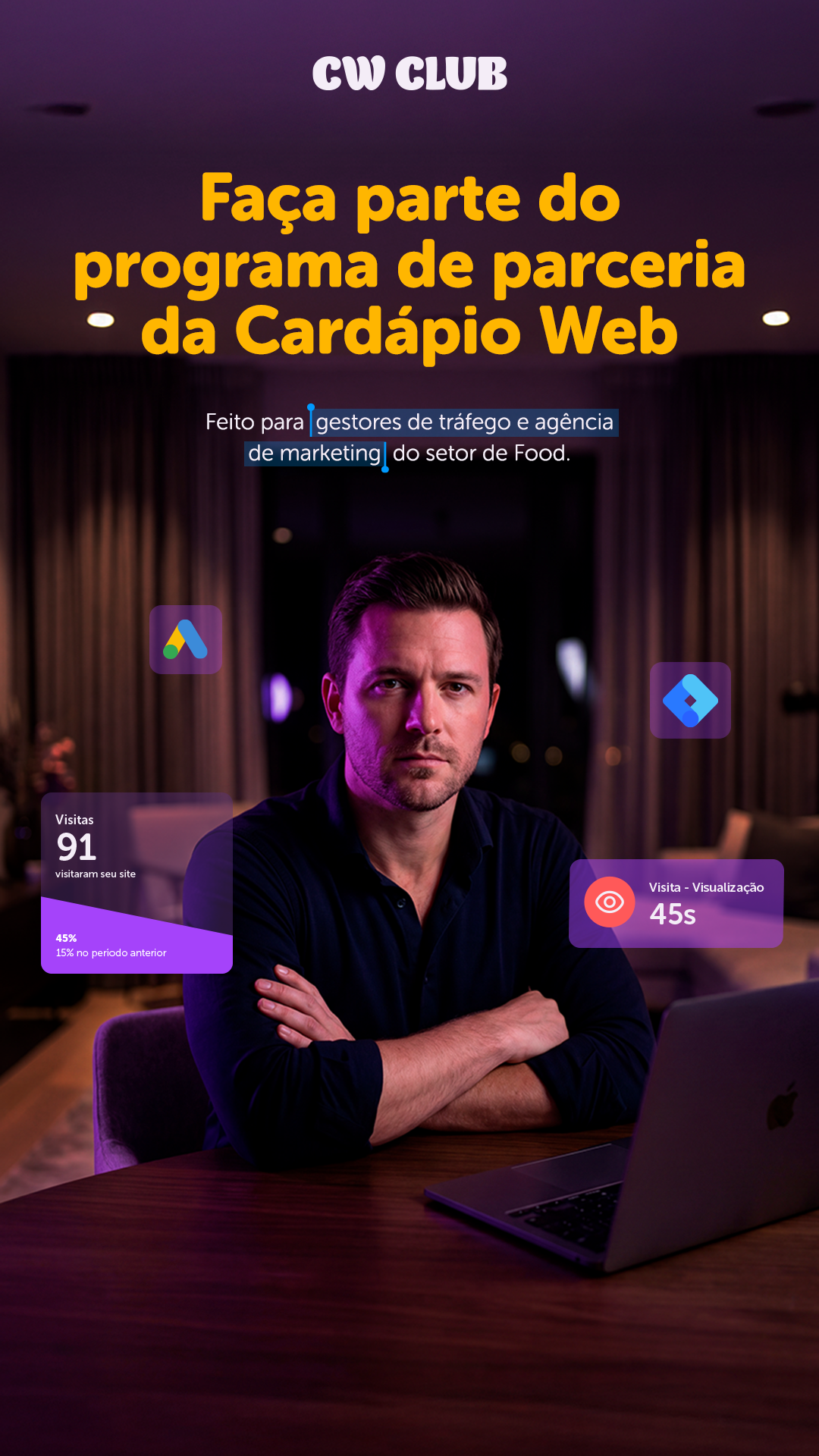 Cardápio Web Facebook ad