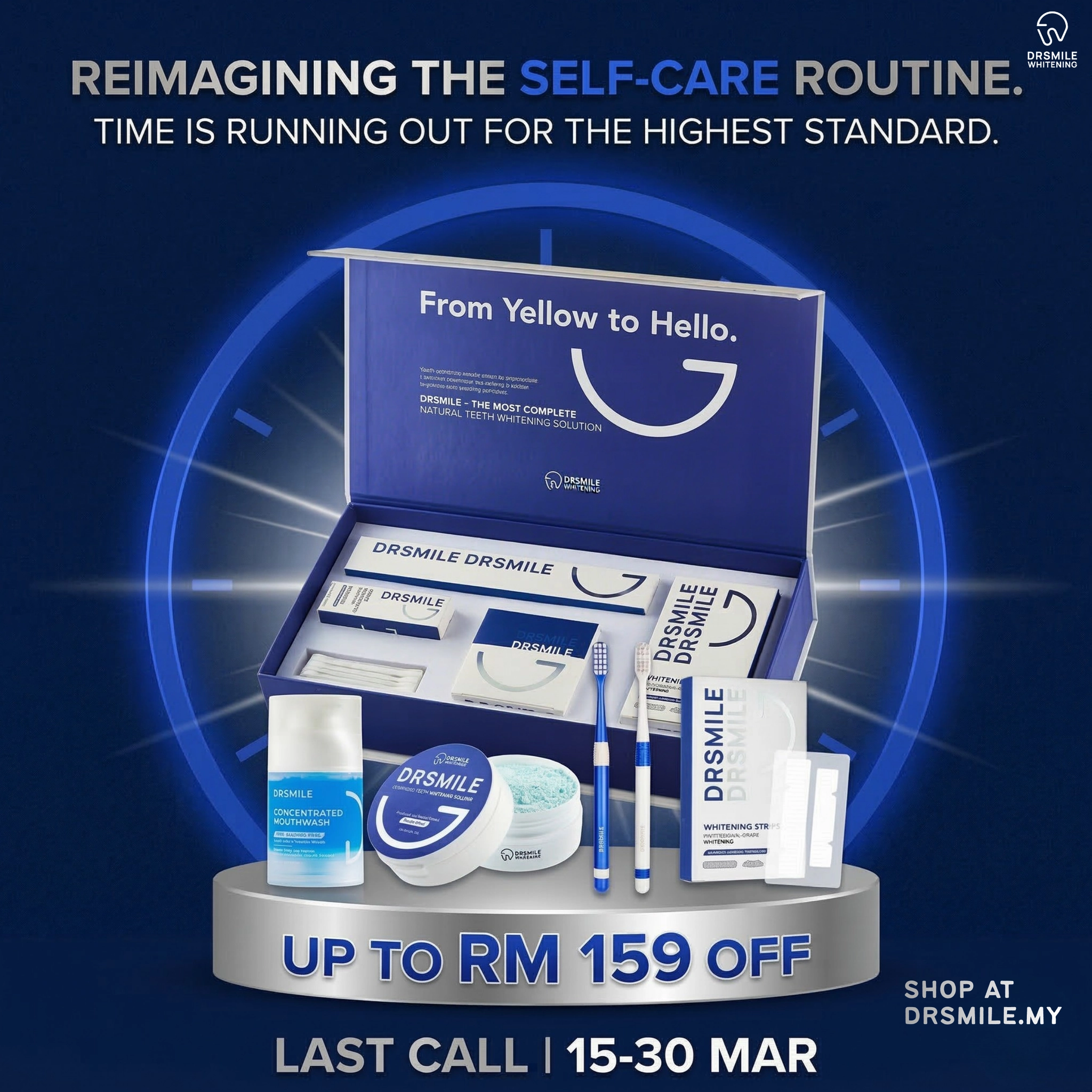 Dr Smile Whitening Solution Facebook ad