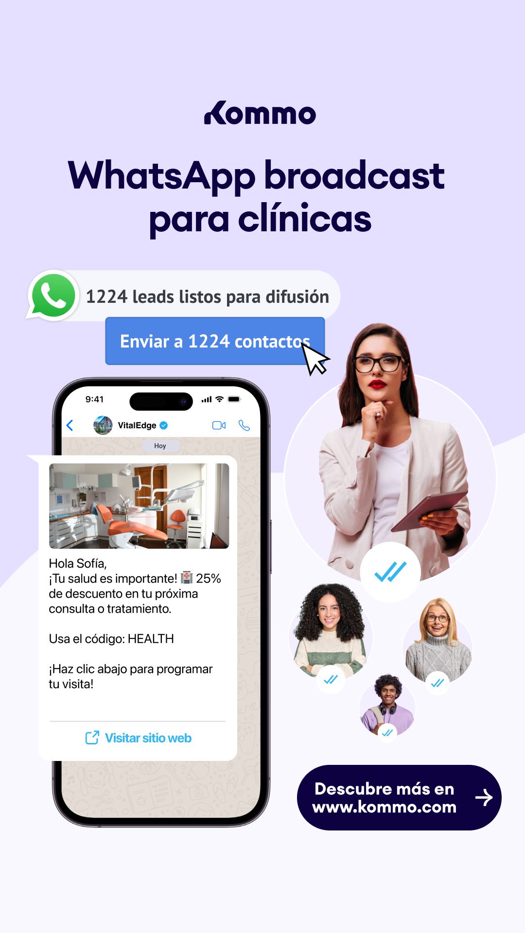 Kommo Español Facebook ad