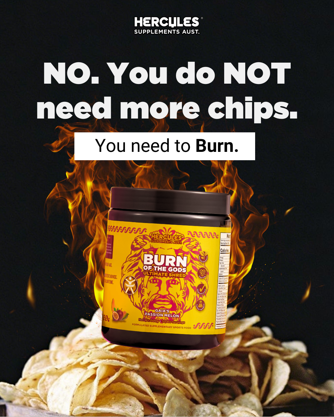 Hercules Supplements Aust Facebook ad