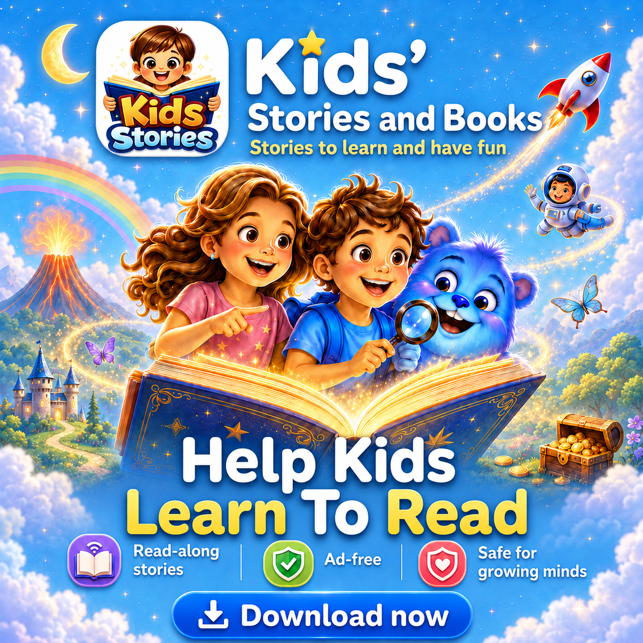 Bedtime Stories & Fables Facebook ad