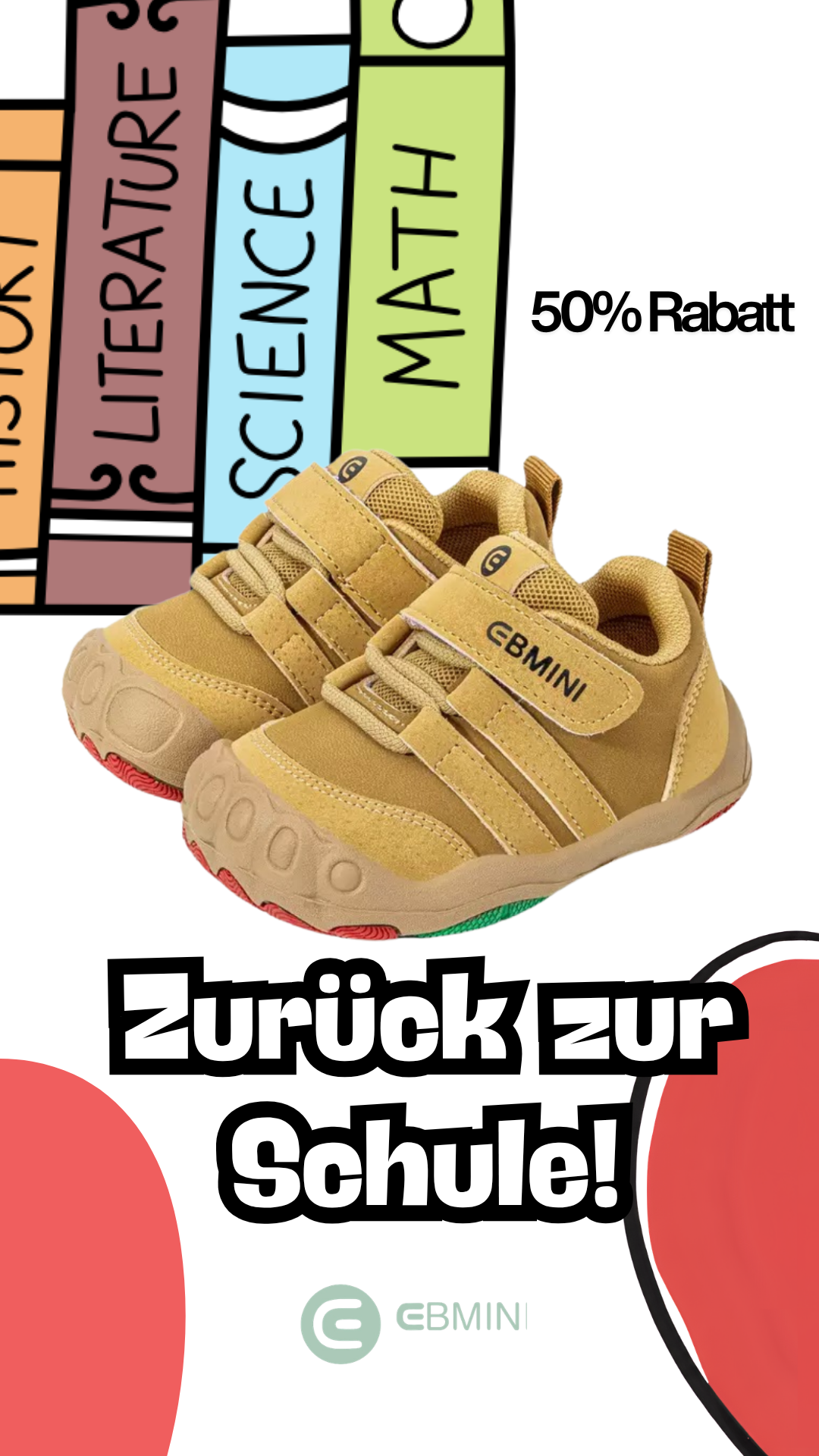 Ebmini - Kinder Barfußschuhe Facebook ad