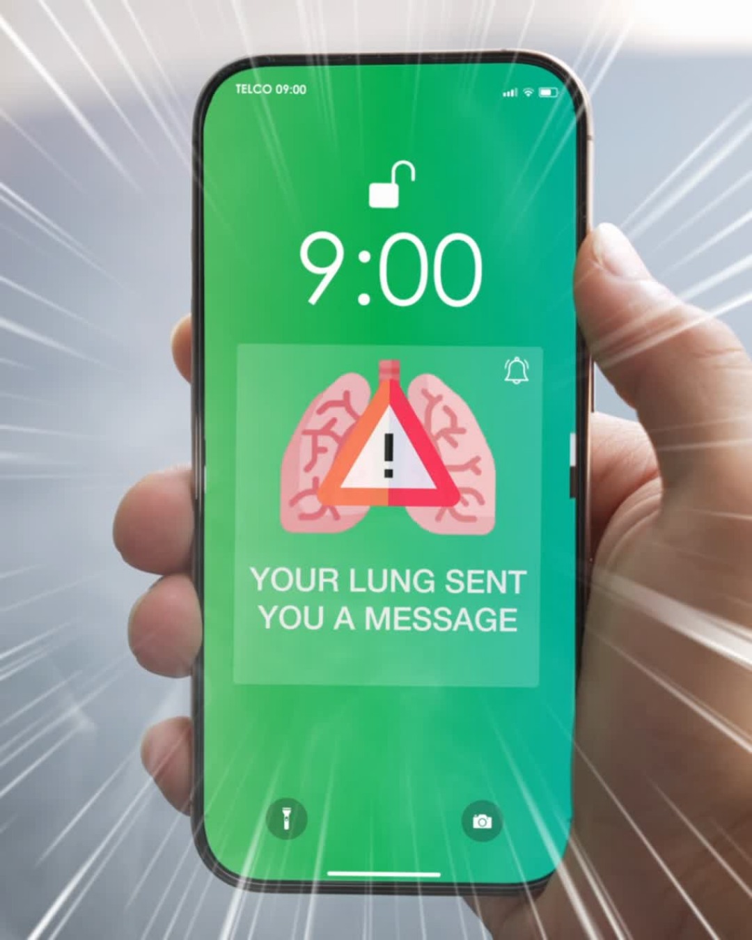 Nicorette Malaysia Facebook ad: Give Your Lungs a Fresh Start.
