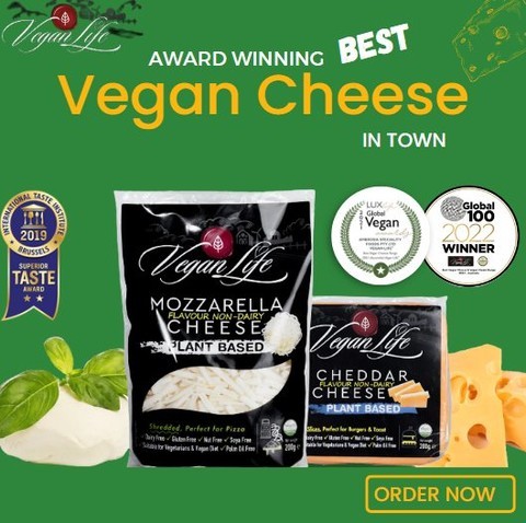 Vegan Life - Dairy-Free Cheese Facebook ad