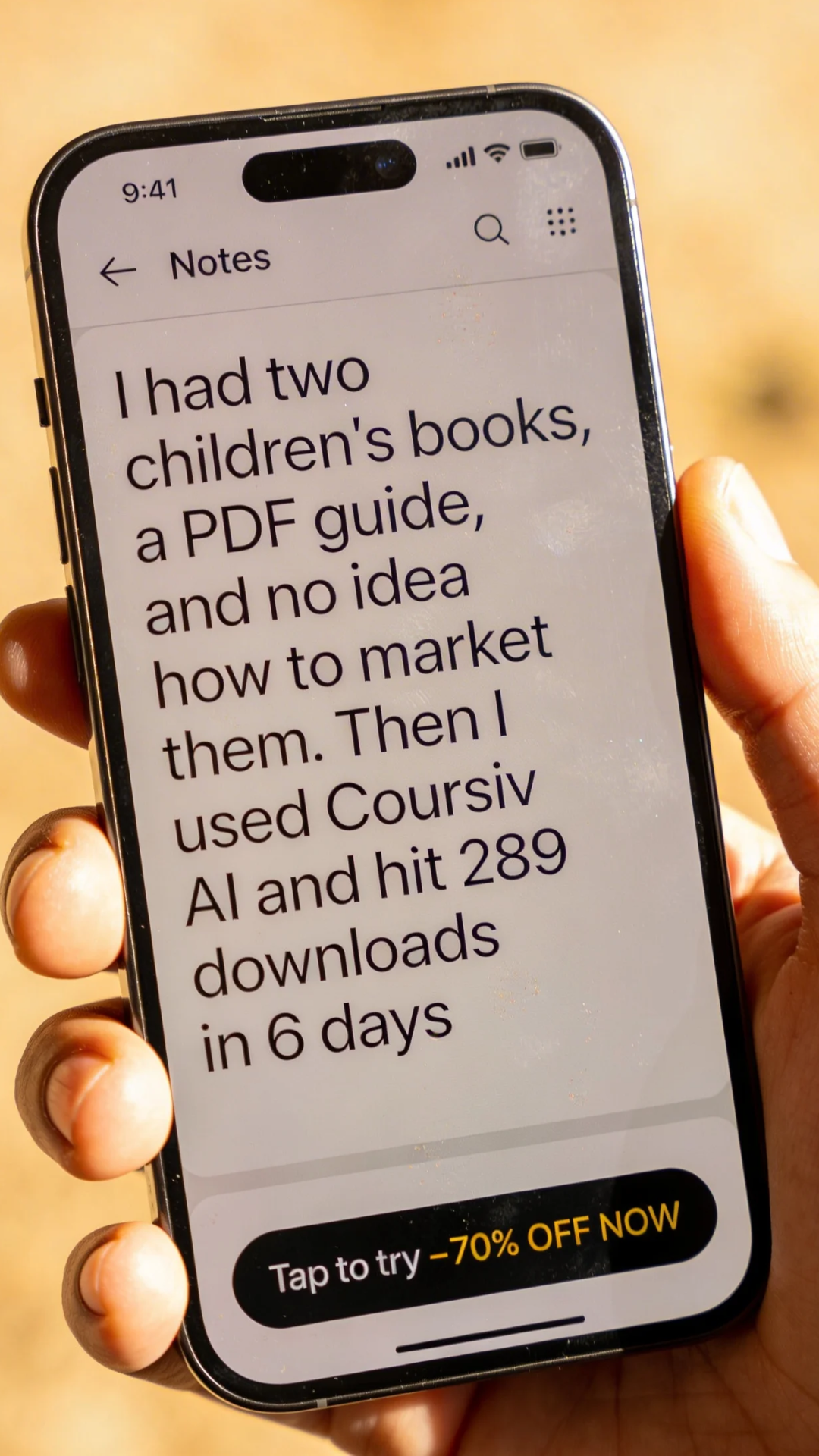 Practical AI Facebook ad