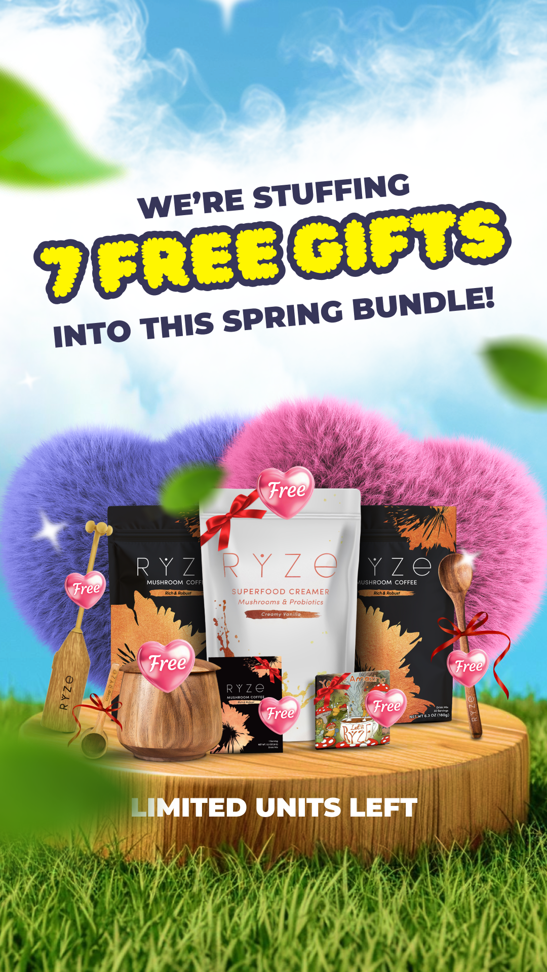 RYZE Superfoods Facebook ad