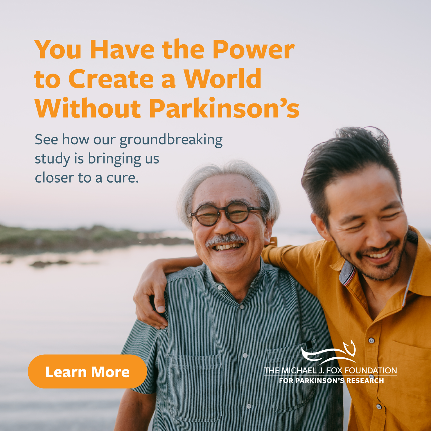 The Michael J. Fox Foundation for Parkinson's Research Facebook ad
