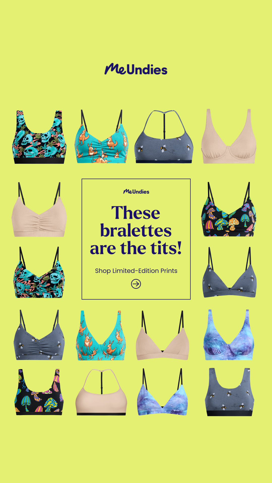 MeUndies Facebook ad
