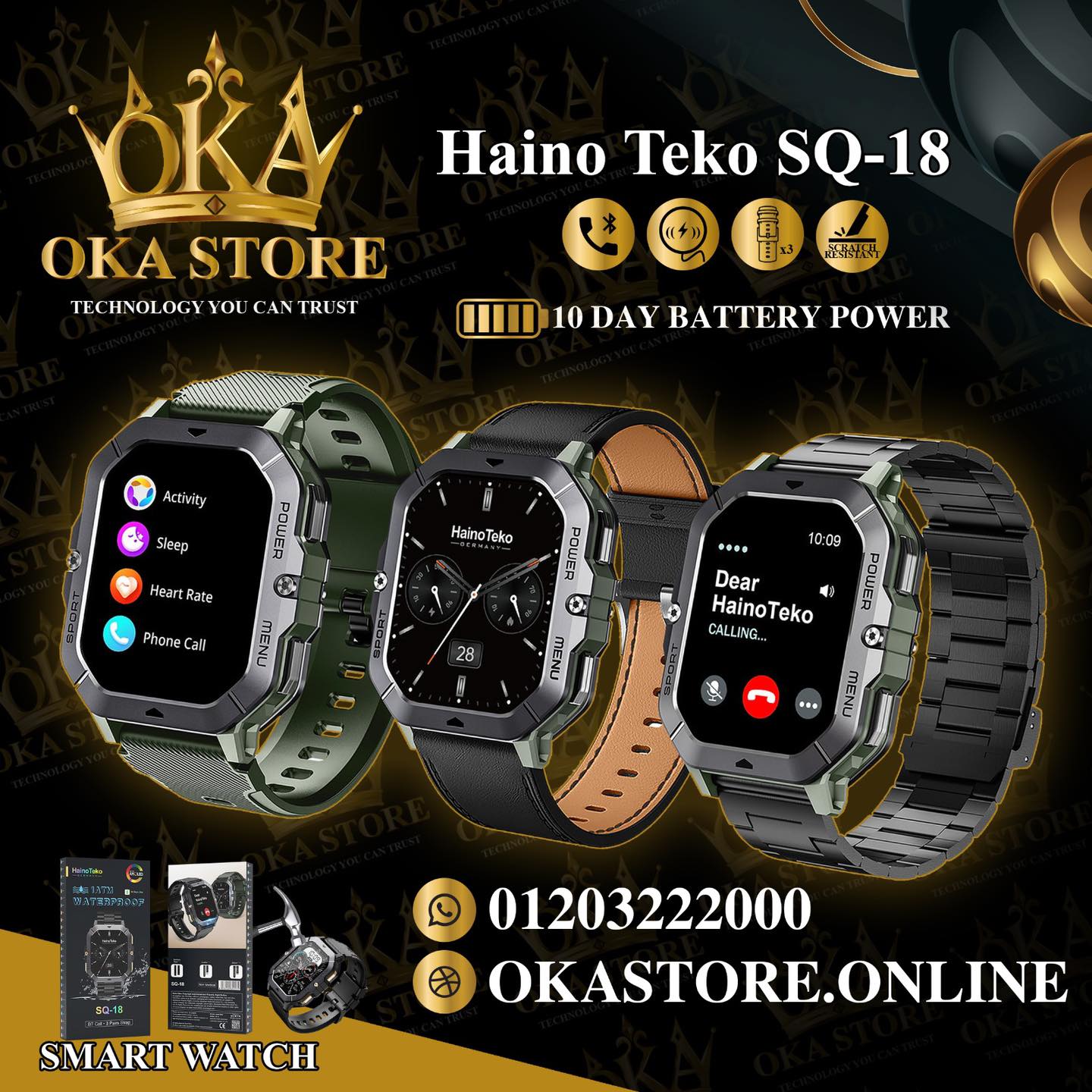 Oka Store Facebook ad: ترند الساعات في مصر مولّع… وإنت لسه هتفكر؟!