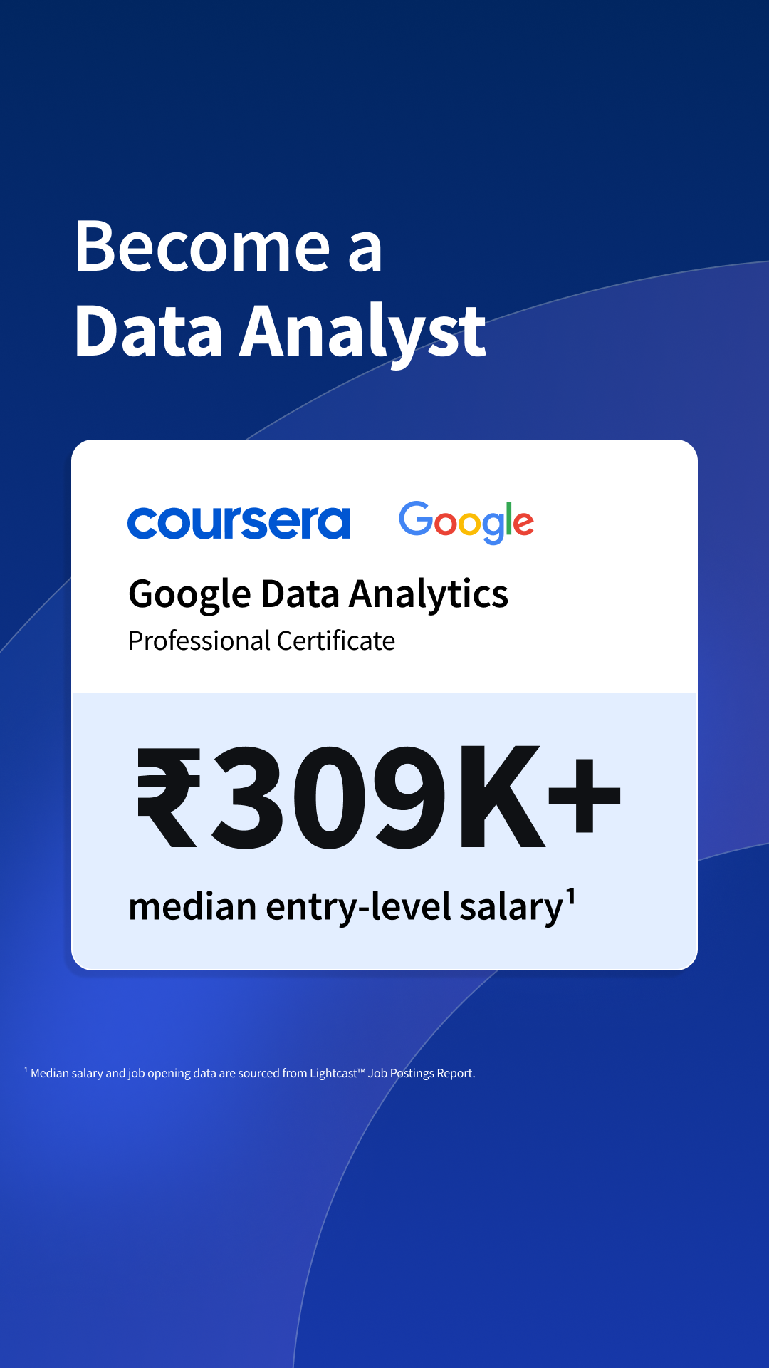 Coursera Facebook ad