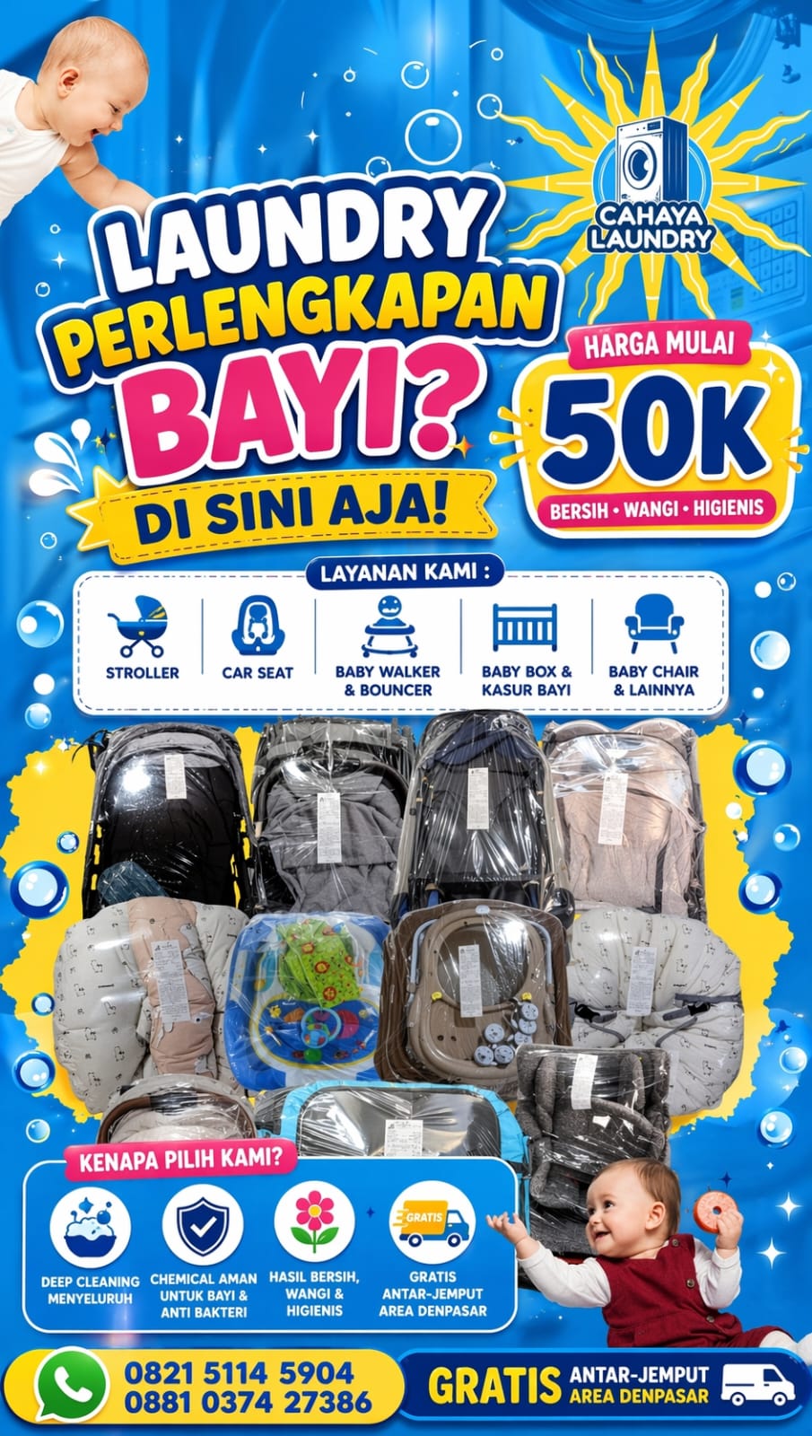 Cahaya Laundry Facebook ad