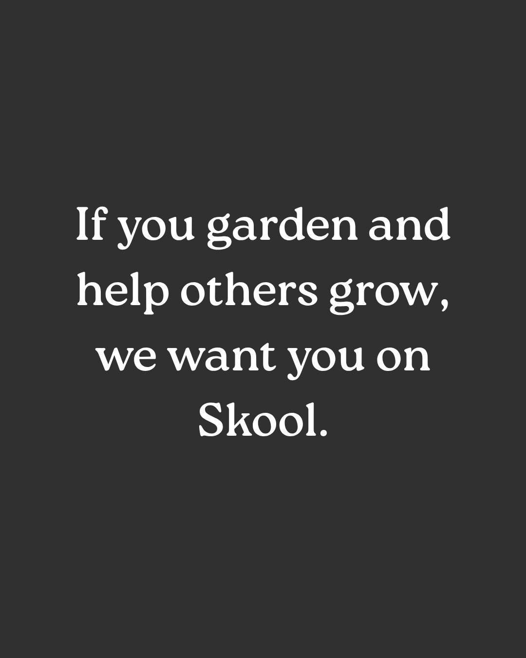 Skool Facebook ad