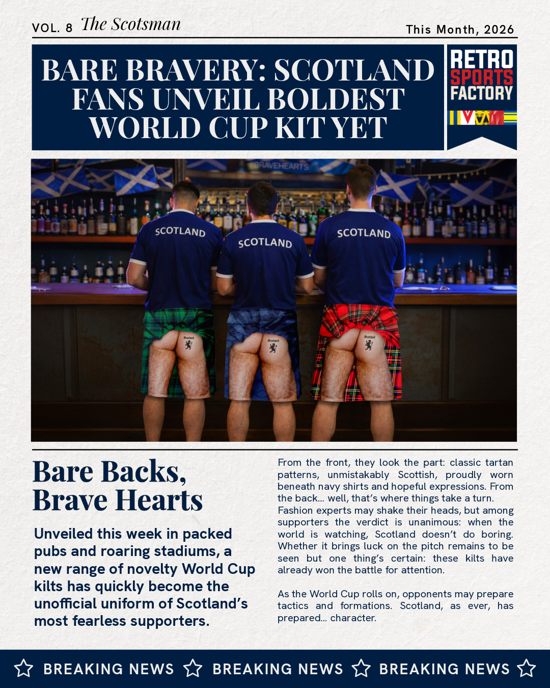 Retro Sports Factory Facebook ad