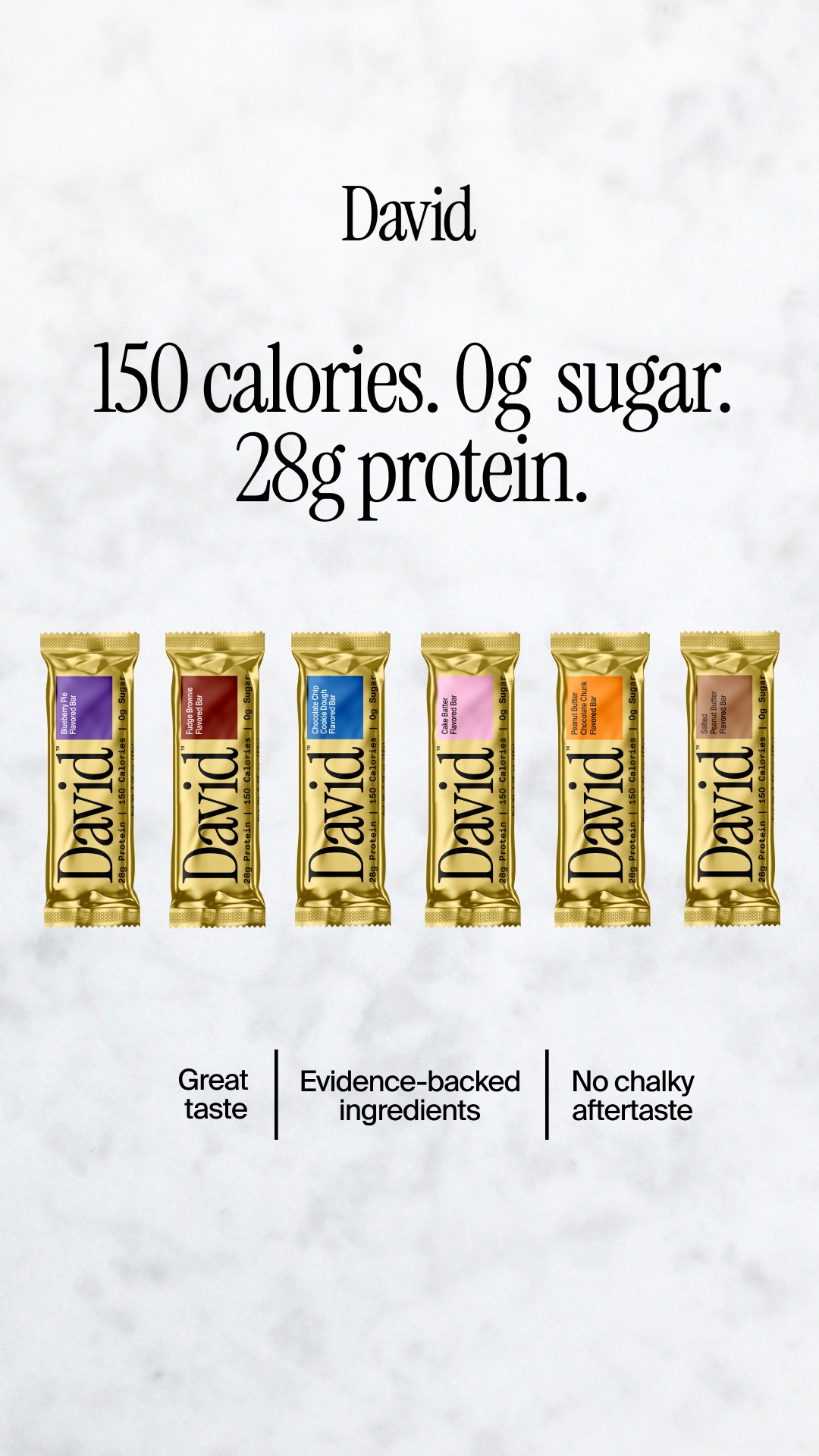David Protein Facebook ad