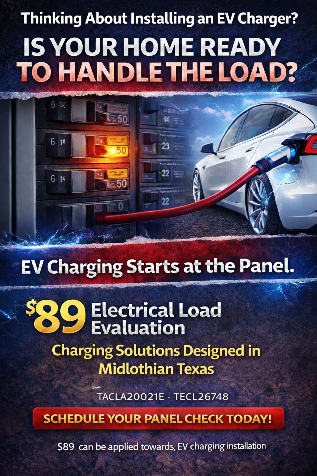 Speedy Electric & A/C Facebook ad: Bought an EV?