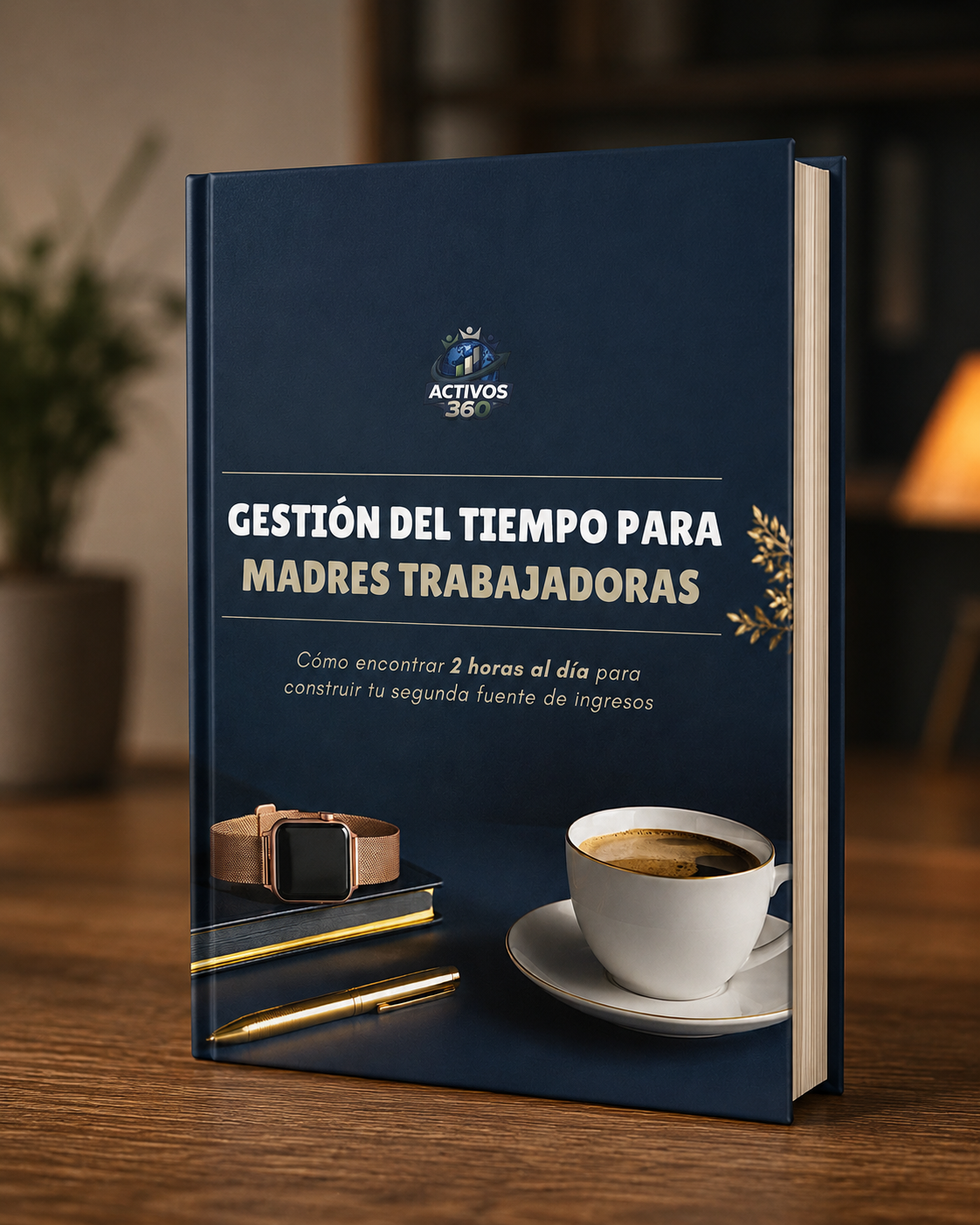 Activos360 Facebook ad: Gestión del Tiempo para Madres Trabajadoras