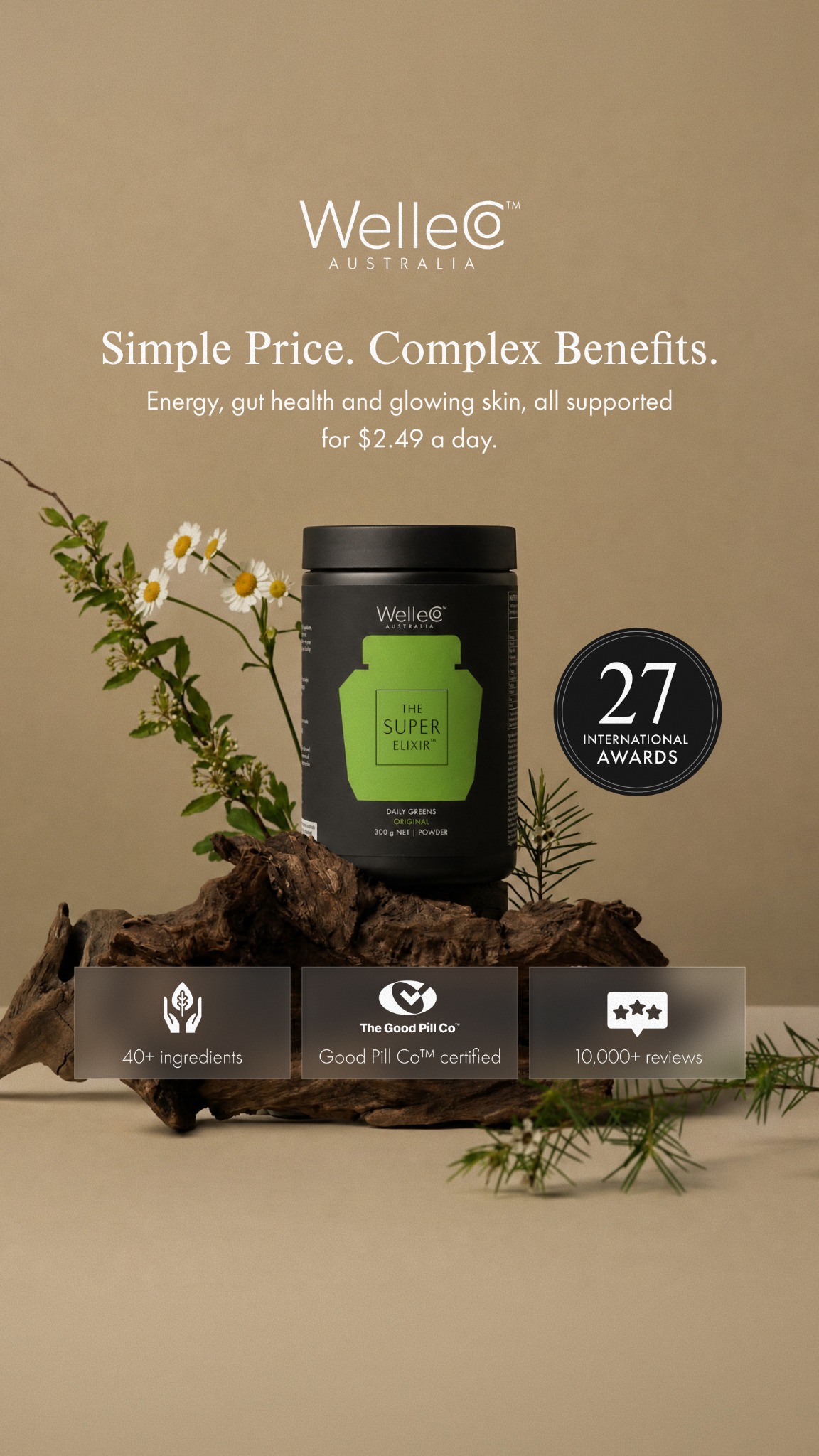 WelleCo Facebook ad
