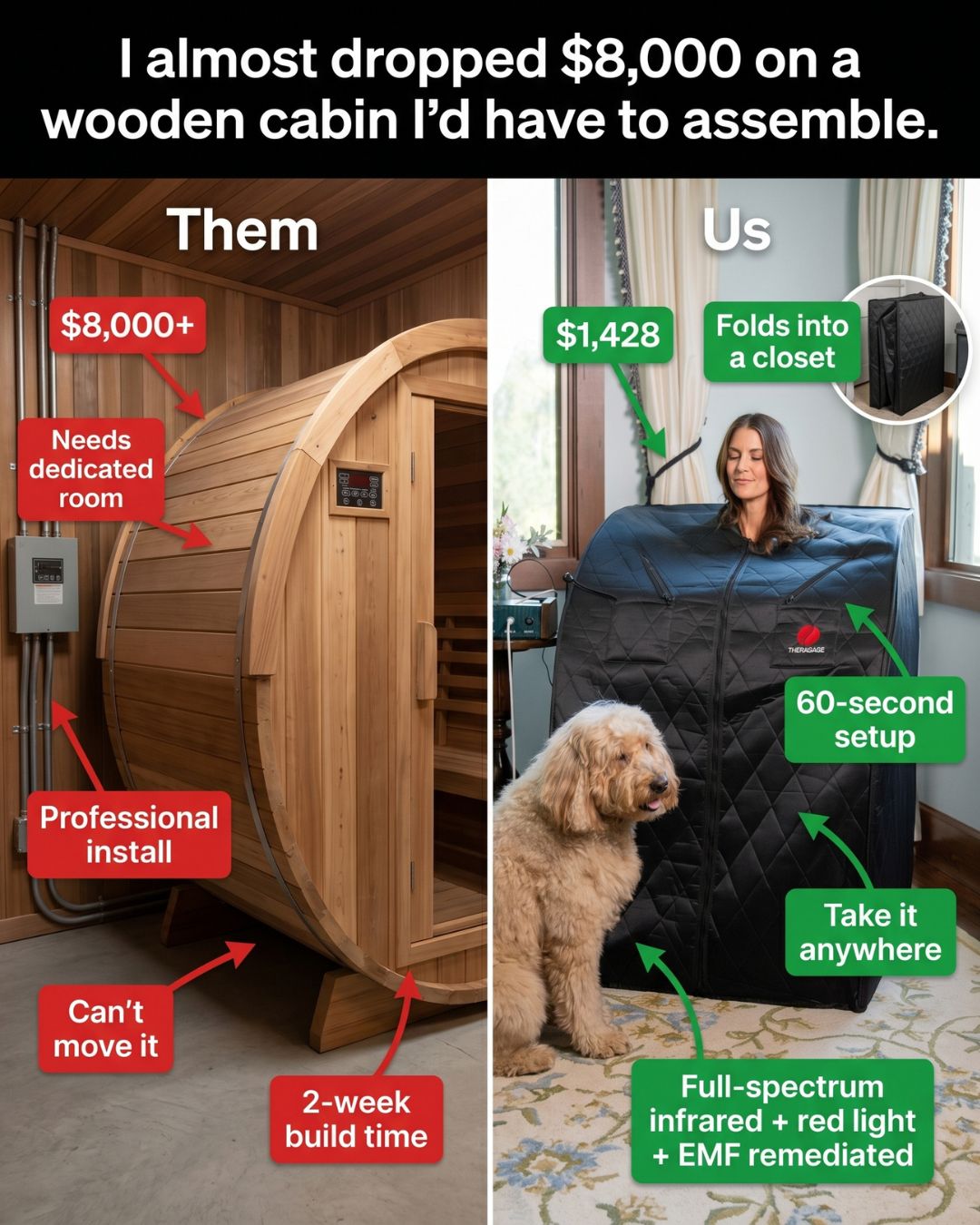 Therasage Facebook ad