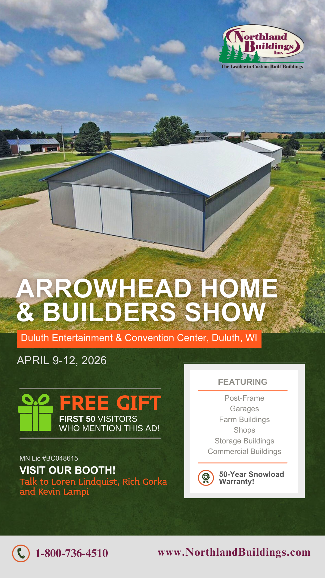 Northland Buildings, Inc. Facebook ad