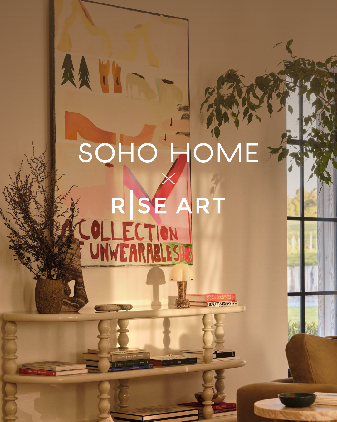 Rise Art Facebook ad: Expertly Curated Art for You