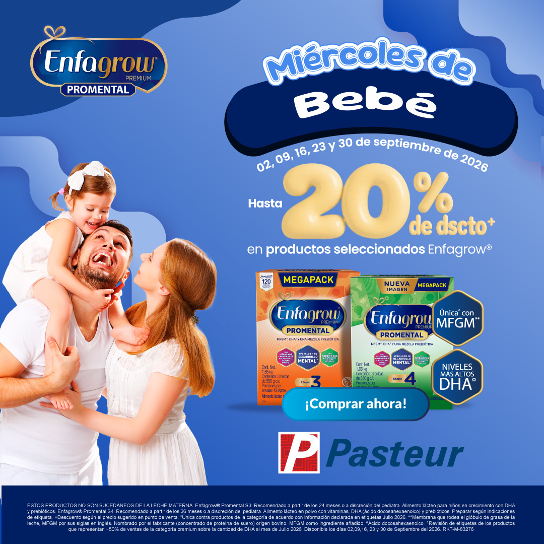 Farmacias Pasteur Facebook ad: Hasta 20%dcto