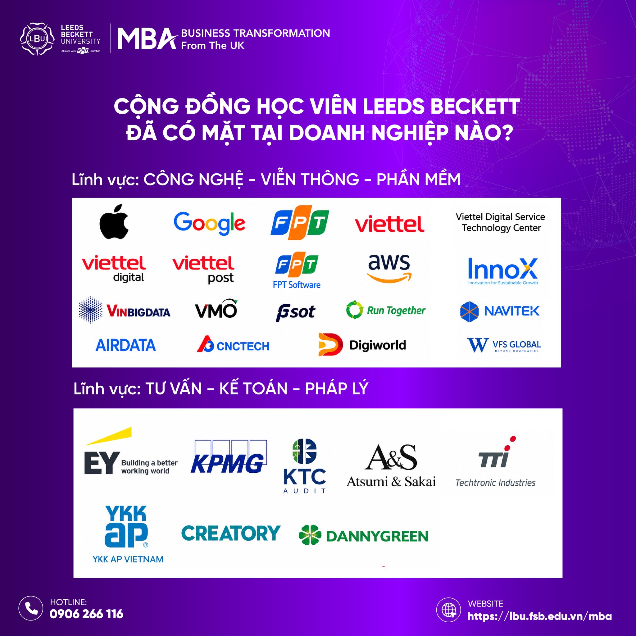 Phòng Tuyển sinh Thạc sĩ Liên kết Quốc tế, Trường Đại học FPT Facebook ad: Nhận bằng MBA Anh Quốc ngay tại Việt Nam