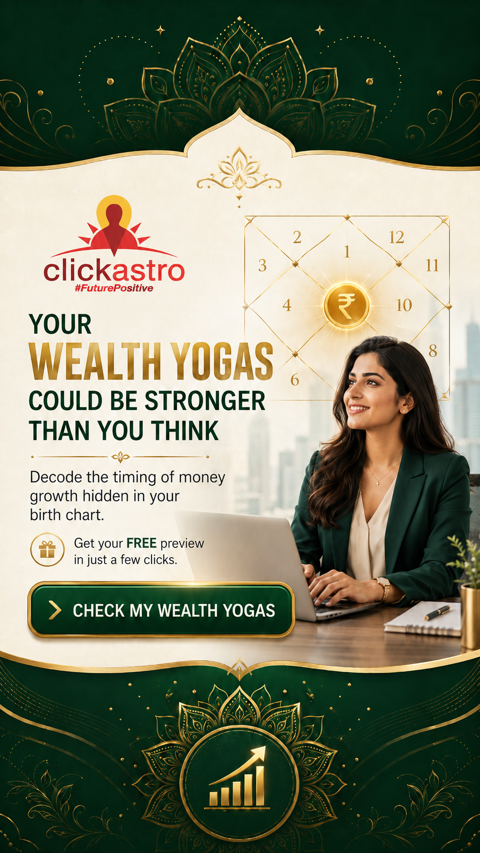 Clickastro Facebook ad