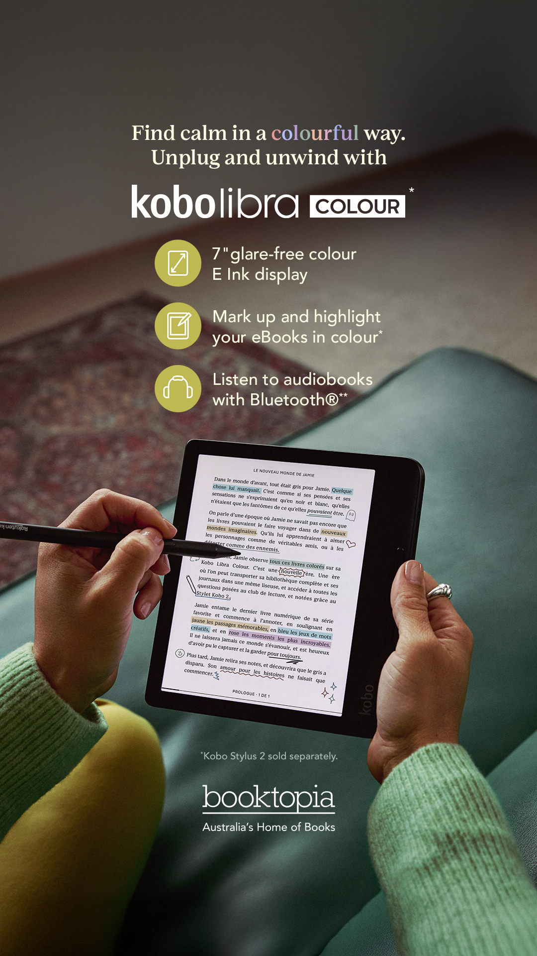 Booktopia Facebook ad