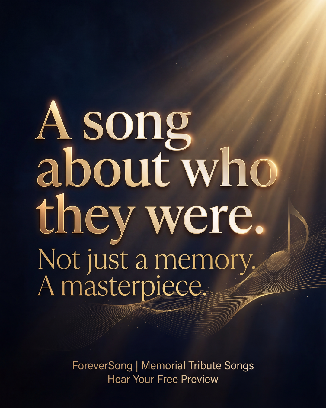 Forever Song Facebook ad