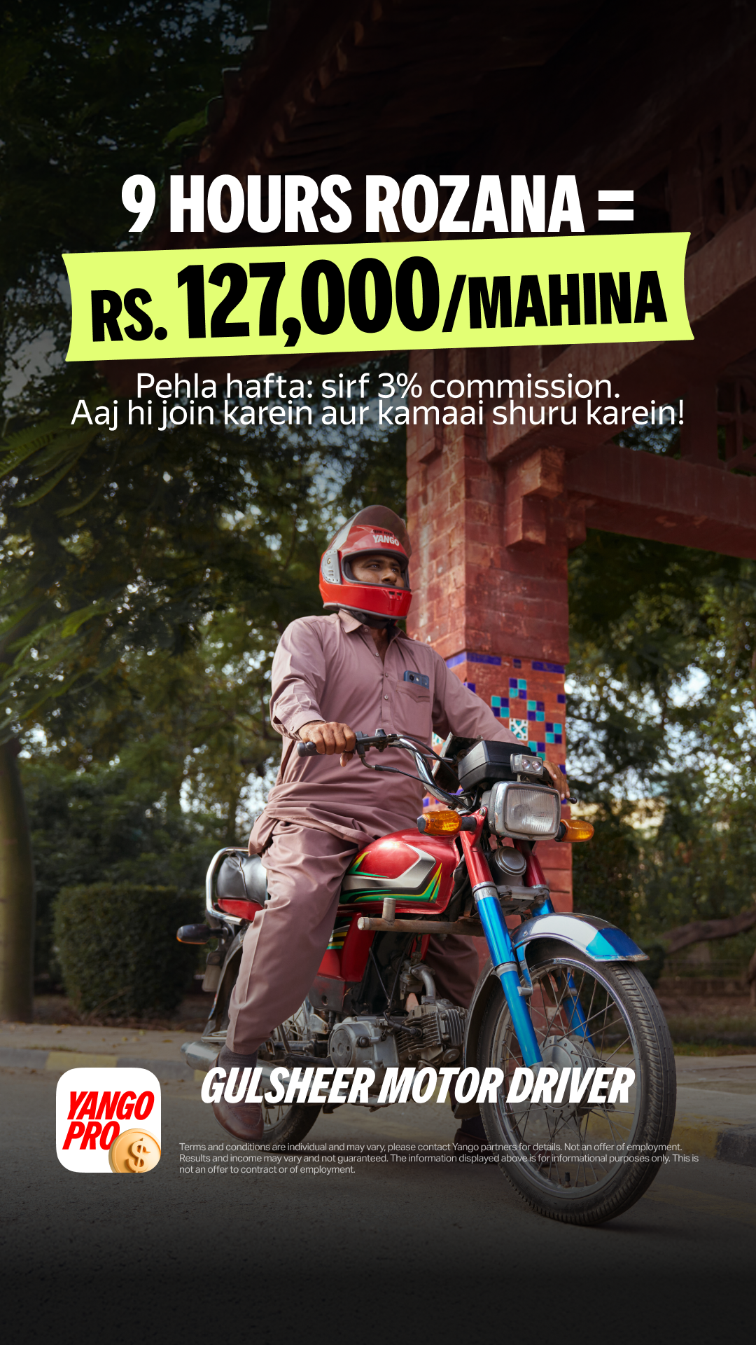Yango Pro Pakistan Facebook ad