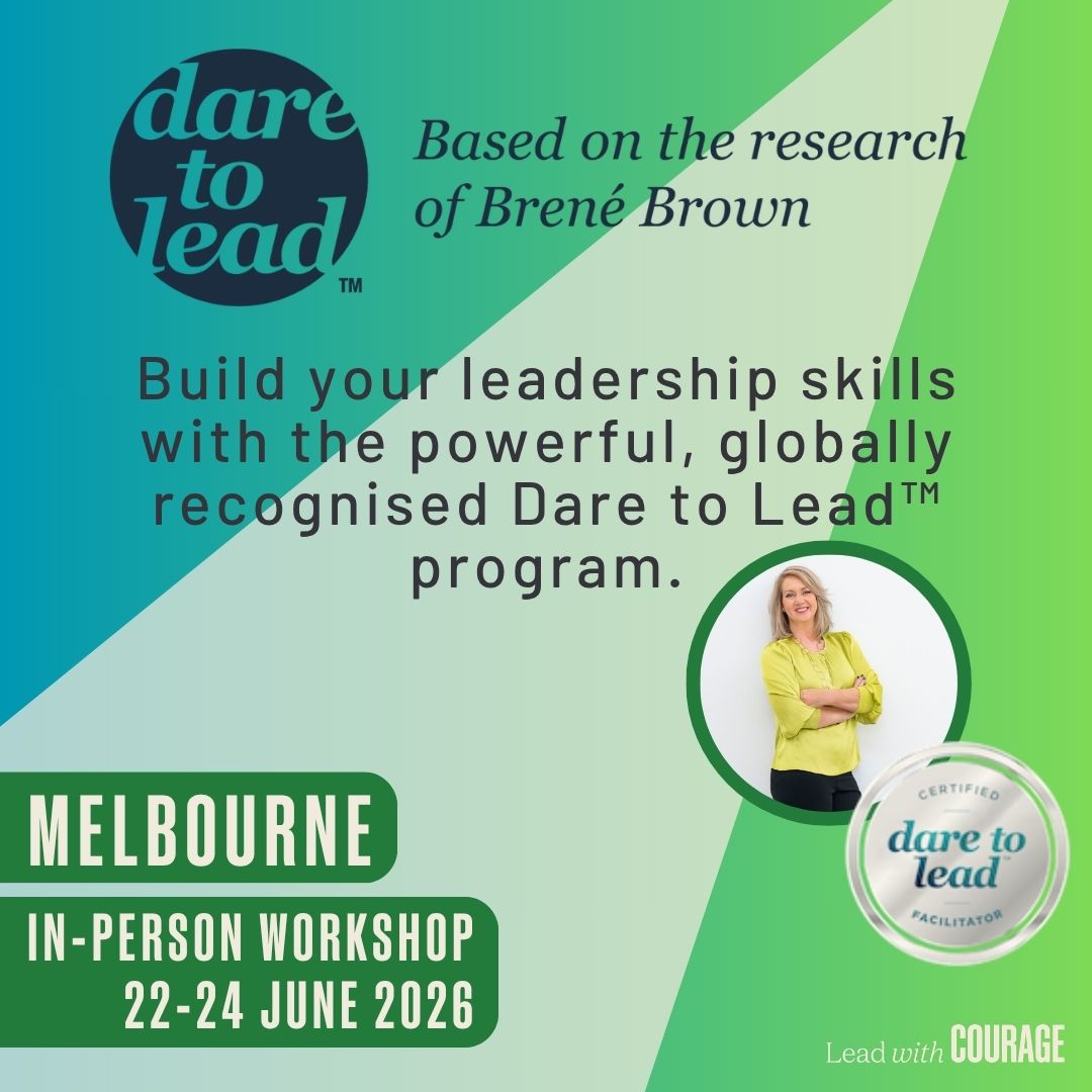 Lead With Courage Facebook ad: Dare to Lead Melbourne | 22nd to 24th June 2026
