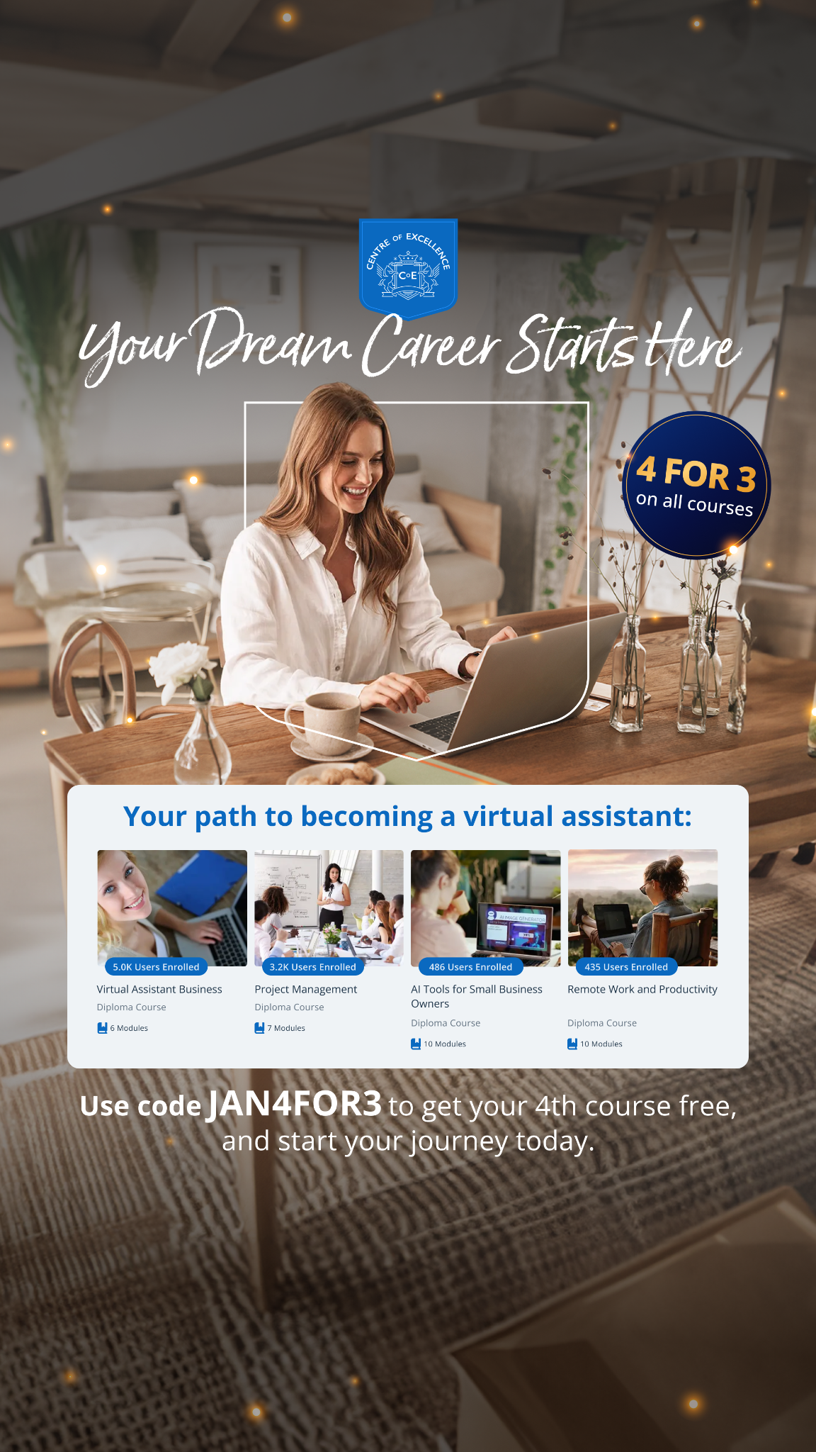 Centre of Excellence Facebook ad