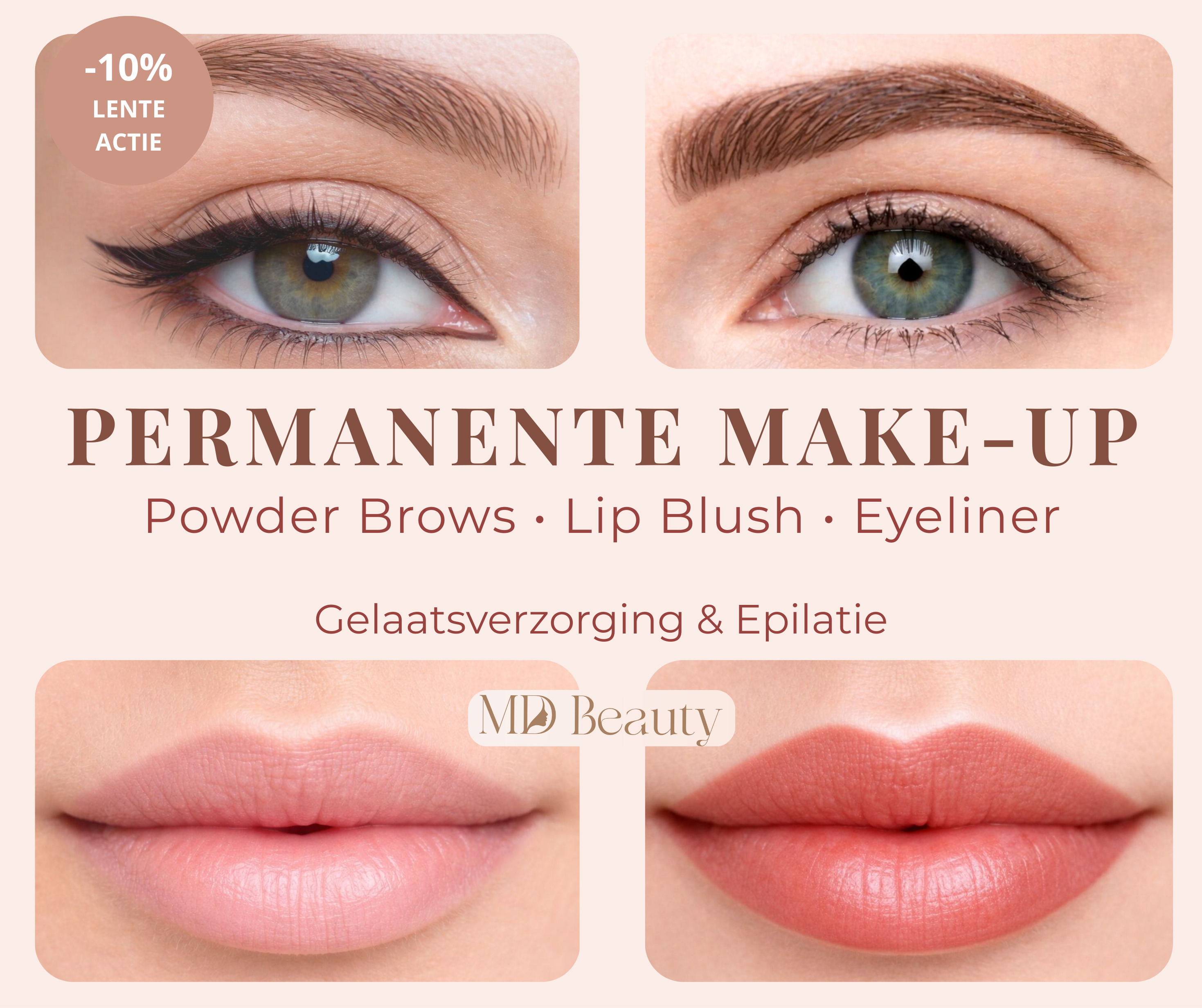 MD-Beauty Facebook ad: Geen make-up meer nodig