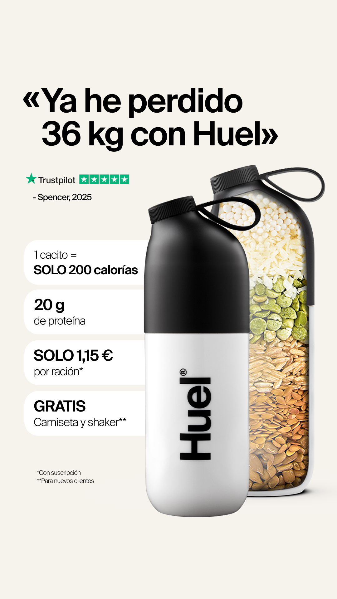 Huel Facebook ad