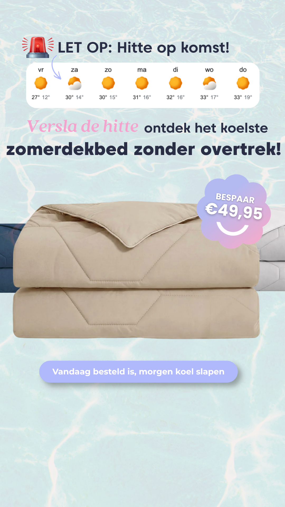HappyBed Facebook ad