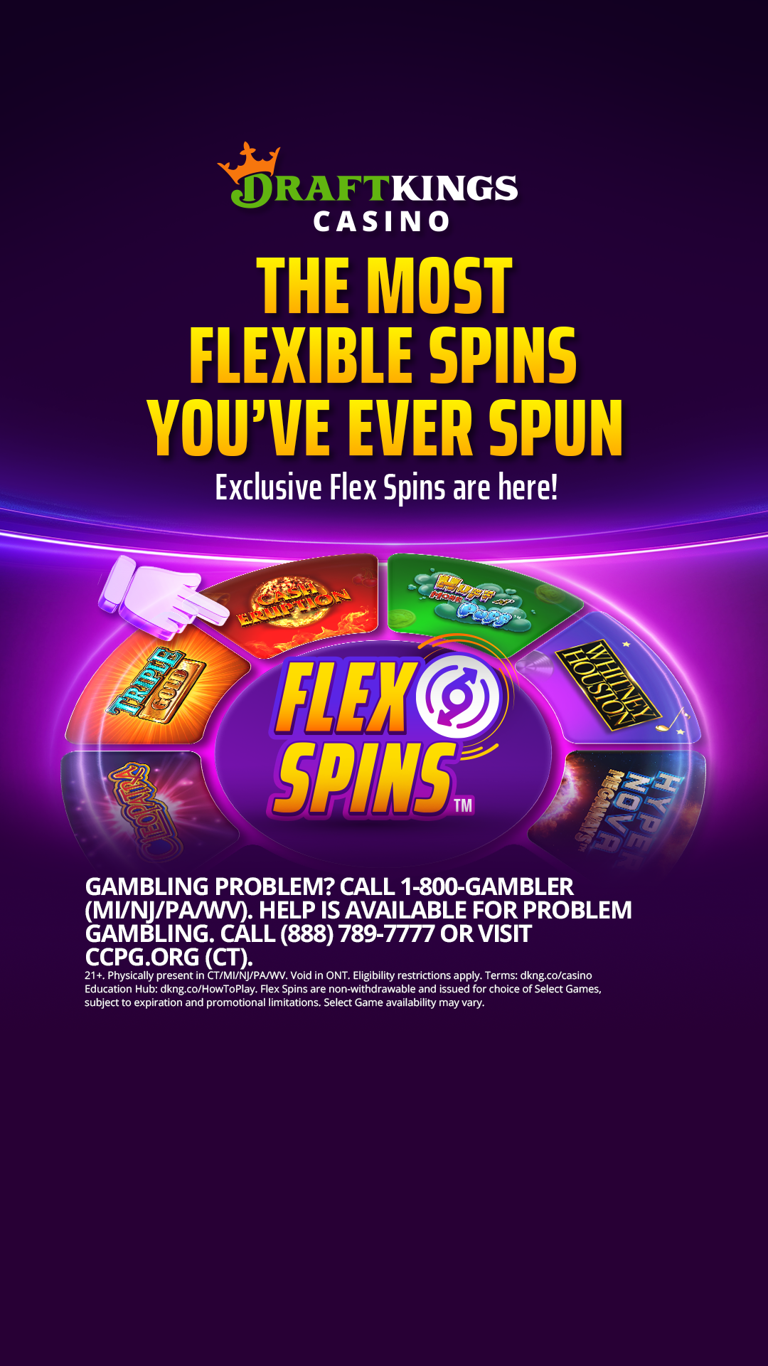 DraftKings Casino Facebook ad