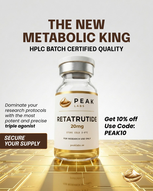 Peak Lab Facebook ad from Jul 1, 2026