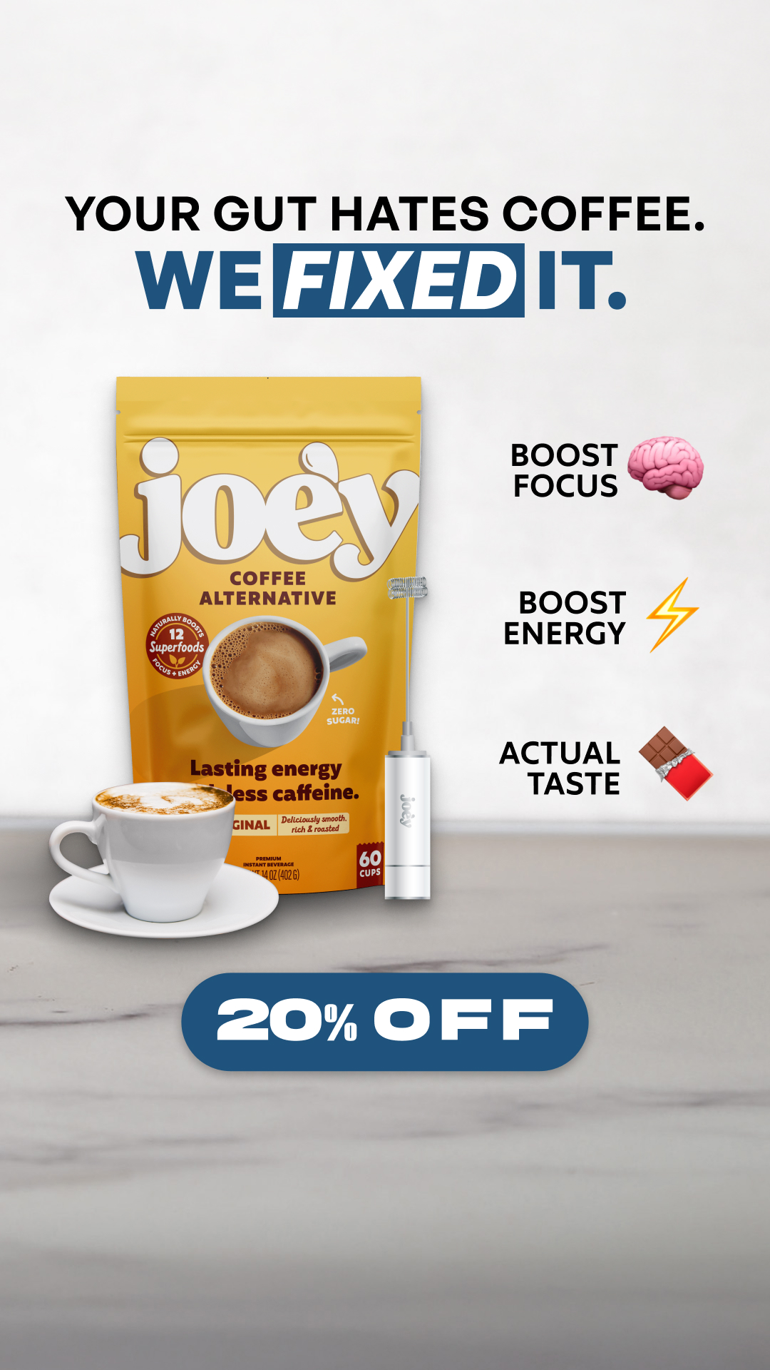 Joe'y Facebook ad