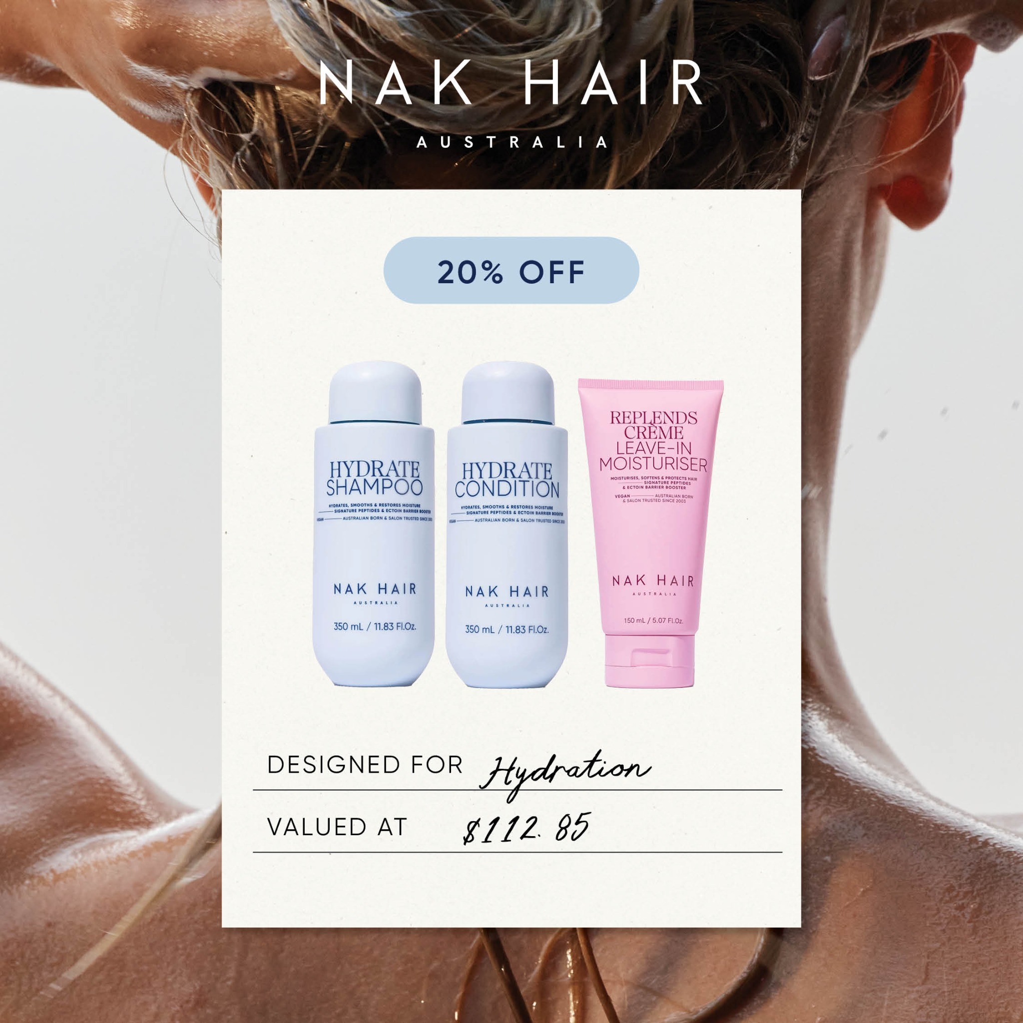 NAK Hair Facebook ad