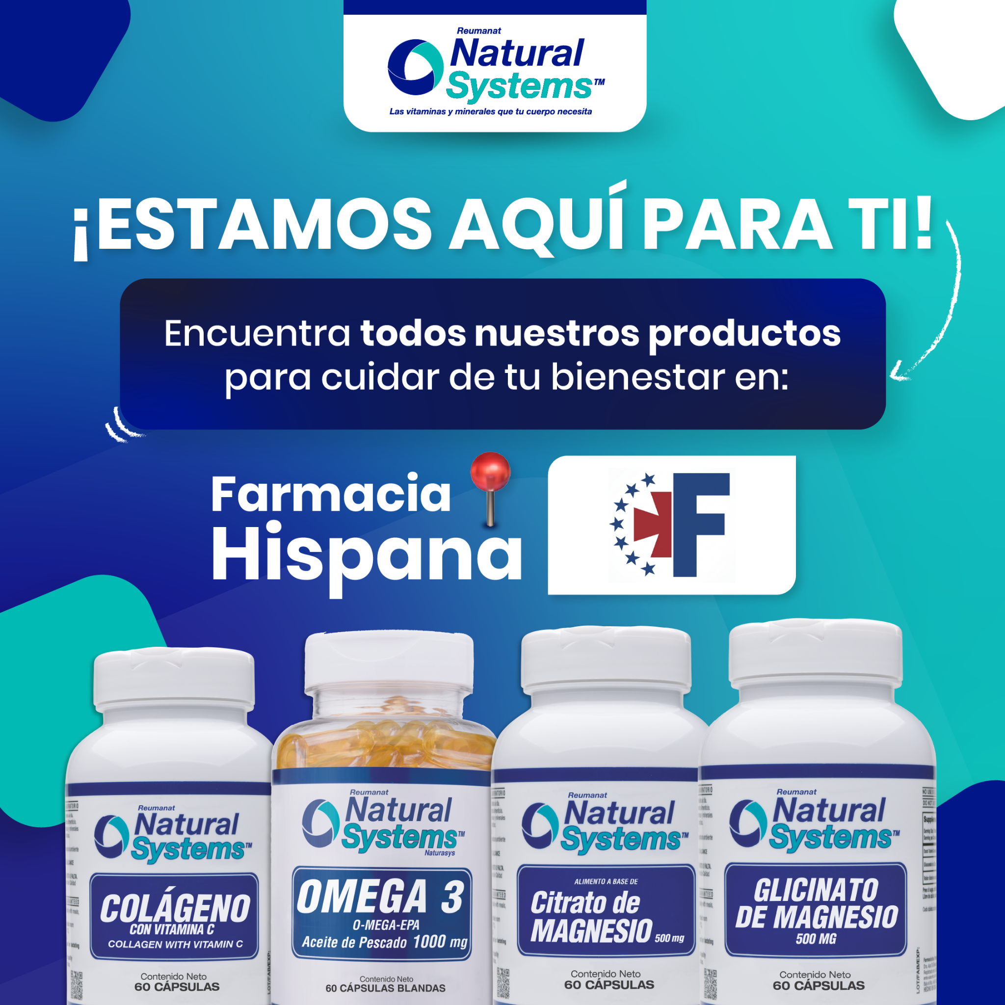 Natural Systems RD Facebook ad: Natural Systems ya está en Farmacia Hispana
