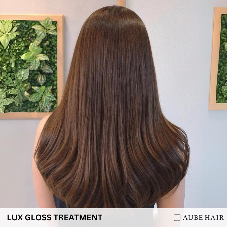 Aube Beauty Salon Wheelock Place Facebook ad: Have damaged, bleached hair?