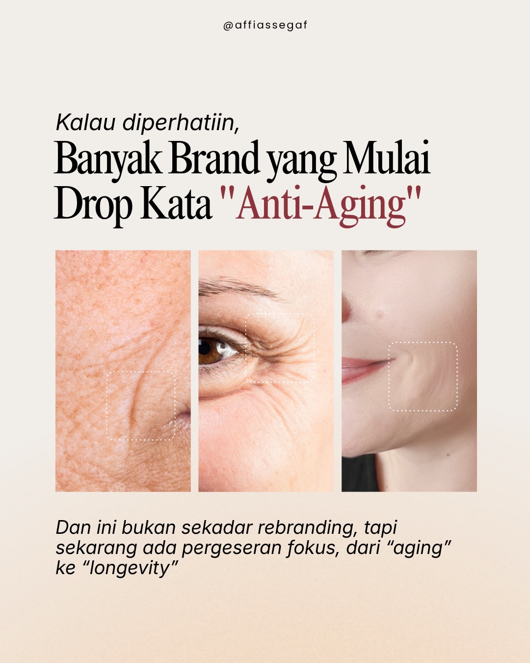 Skintific Co Facebook ad: Aging is inevitable, but unhealthy-looking skin doesn’t…