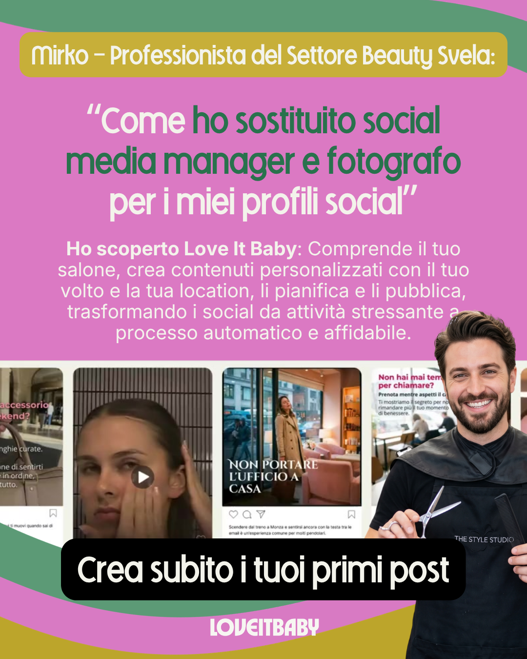 Love It Baby - AI Social Media Manager Facebook ad