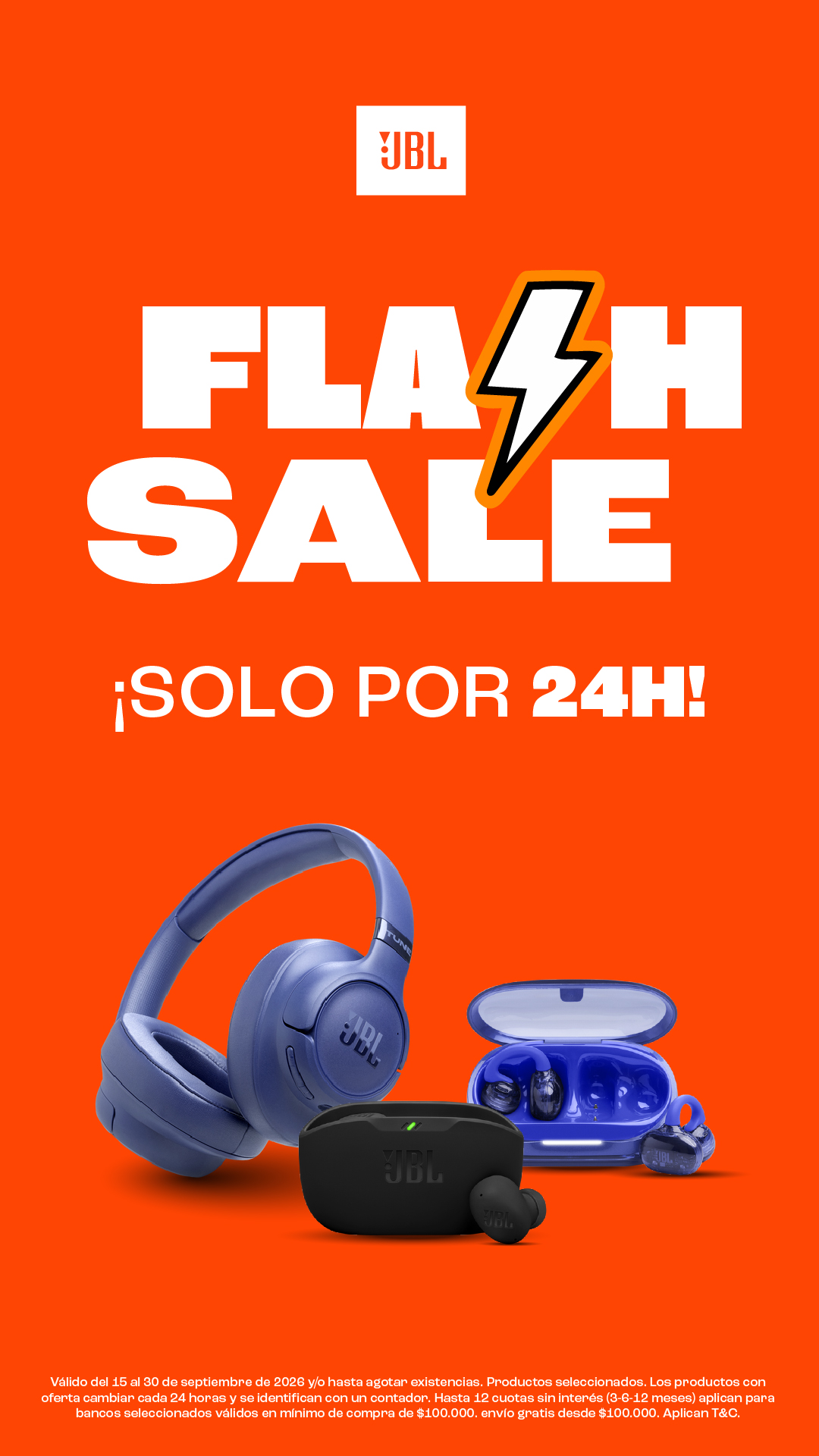 JBL Colombia Facebook ad: Envío gratis*