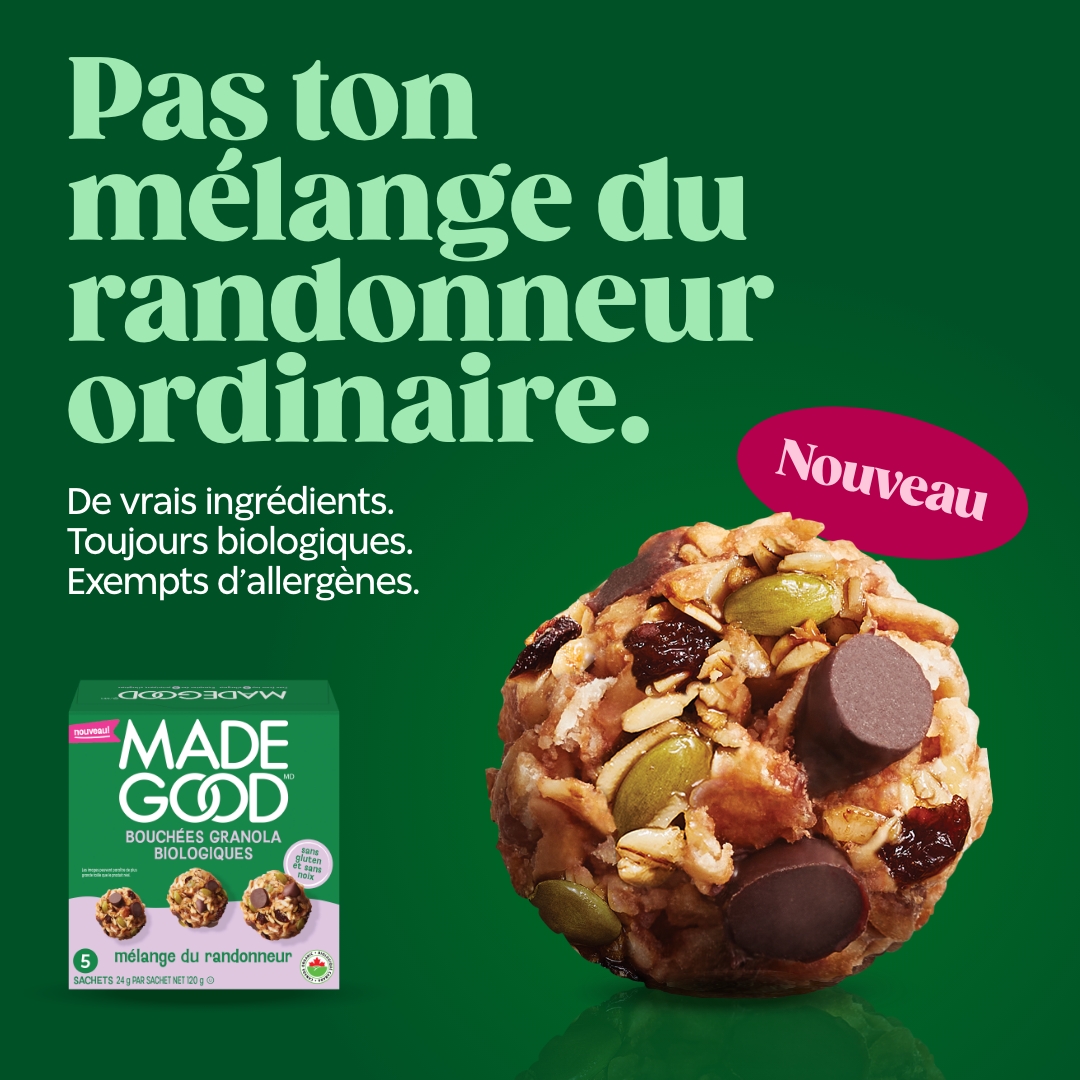 MadeGood Canada Facebook ad