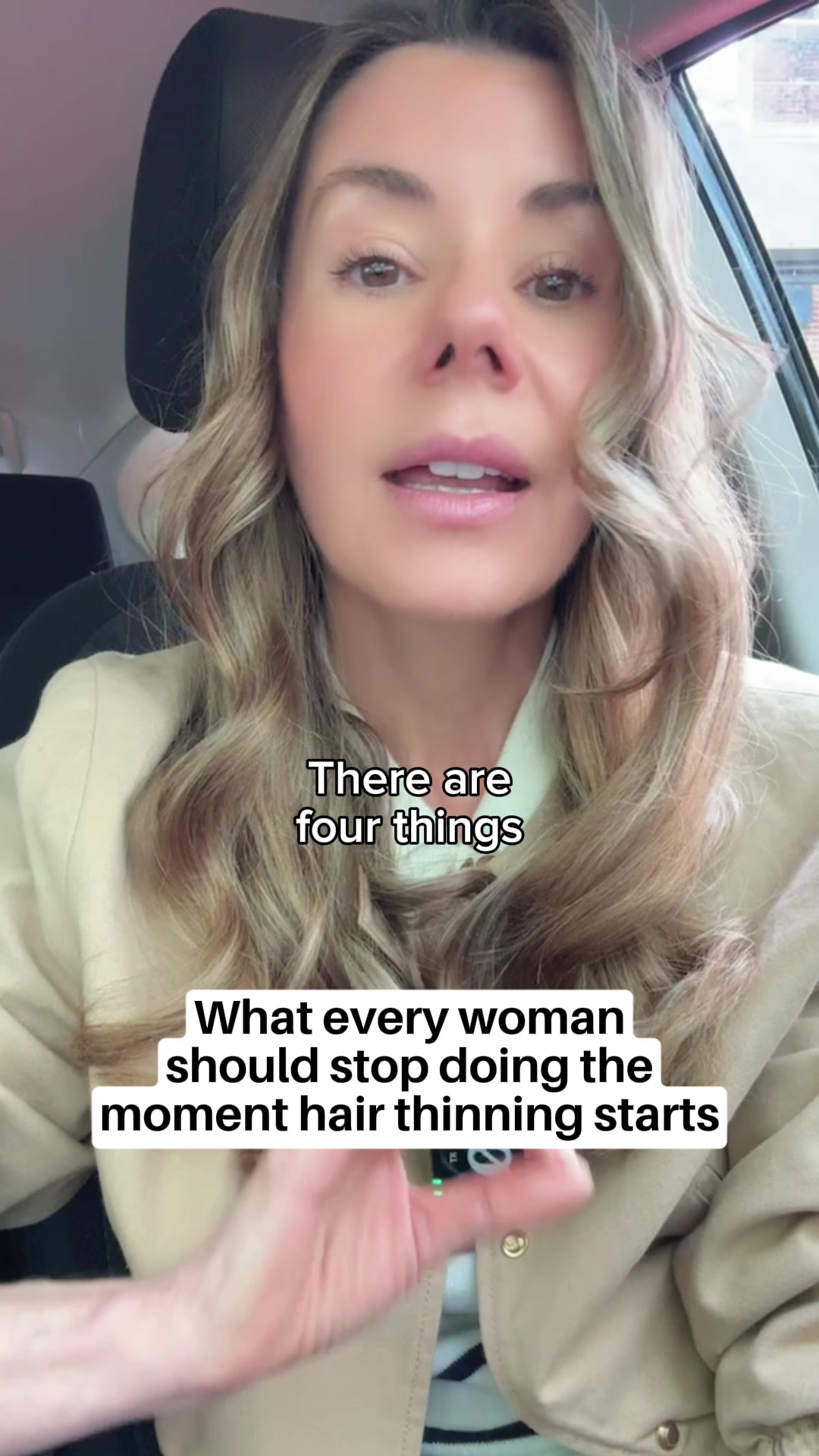 Jennifer Hanway Facebook ad: My number tip for menopausal hair loss