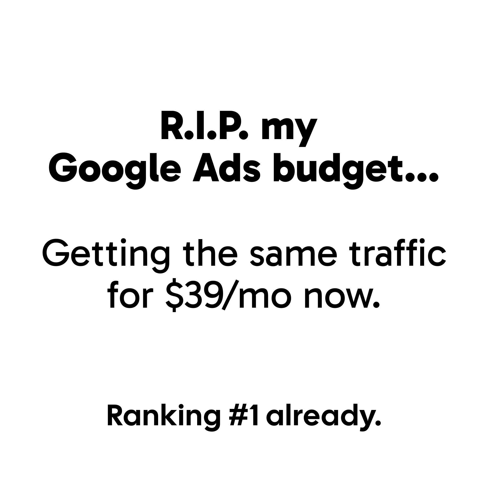 Soro SEO Facebook ad