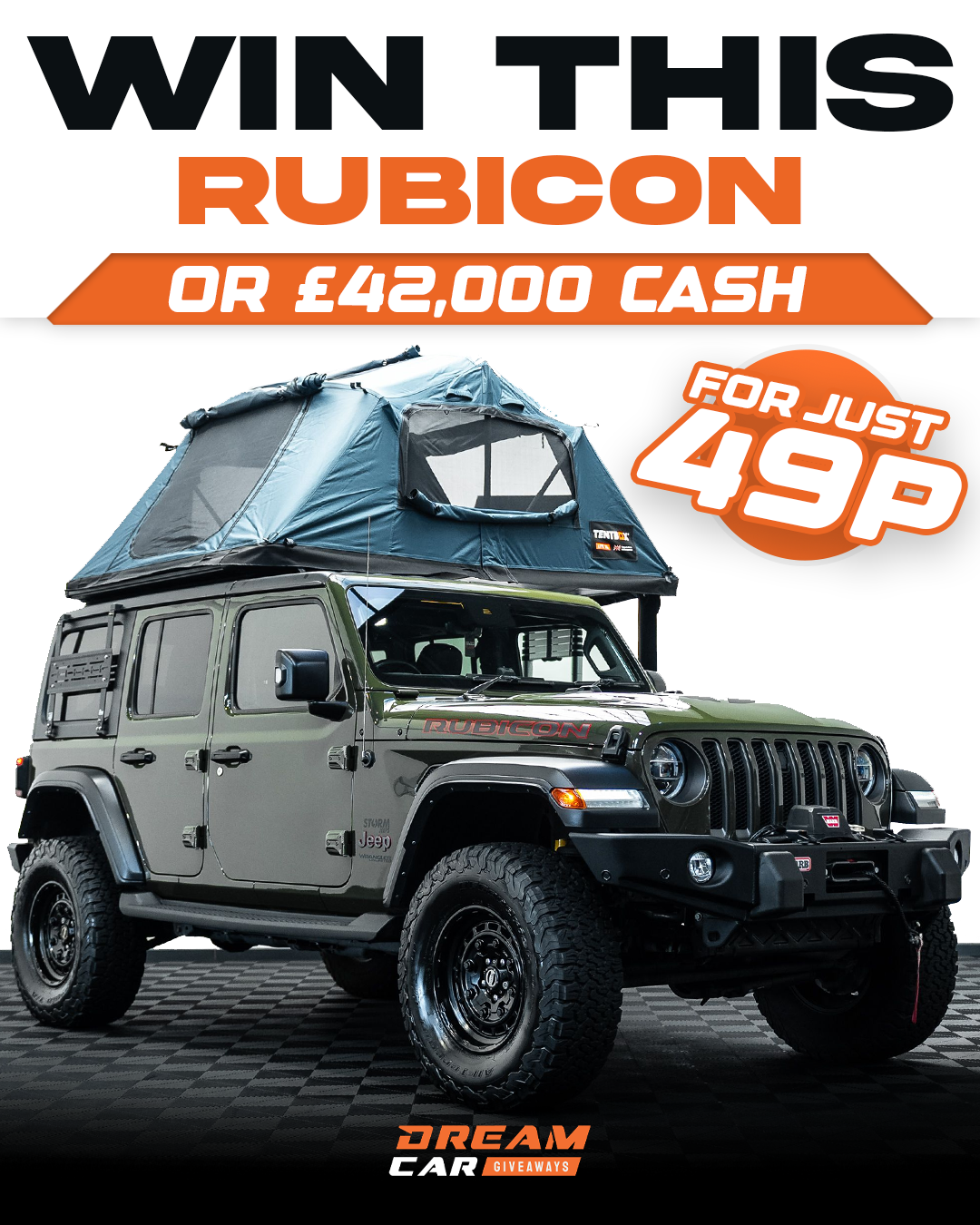 Dream Car Giveaways Facebook ad