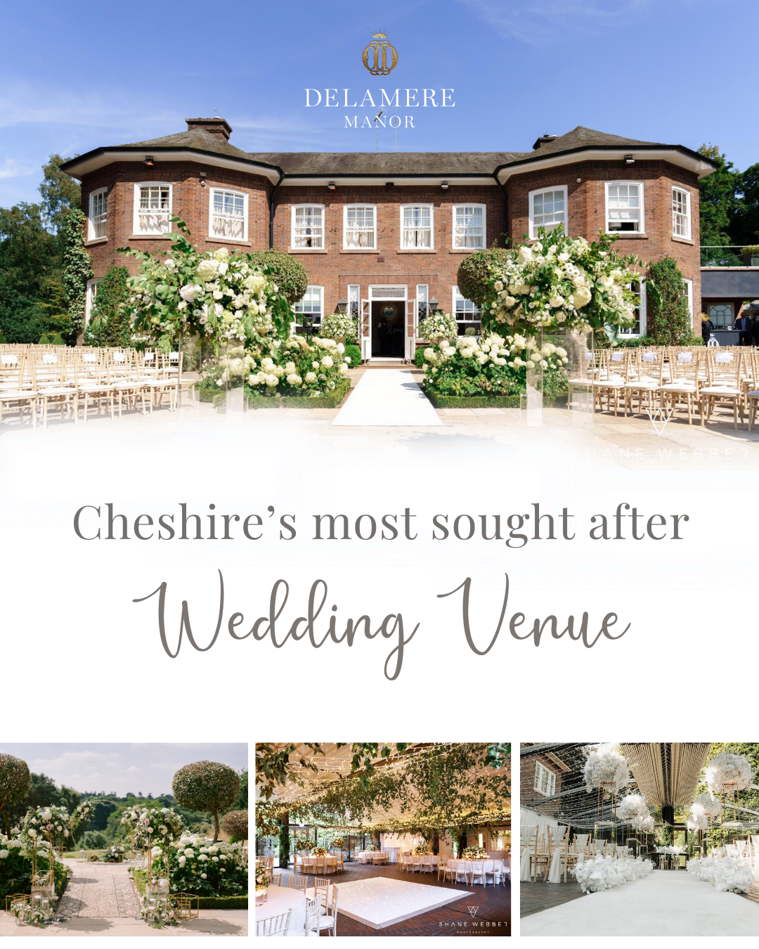 Delamere Manor Wedding Venue Facebook ad from Mar 9, 2026