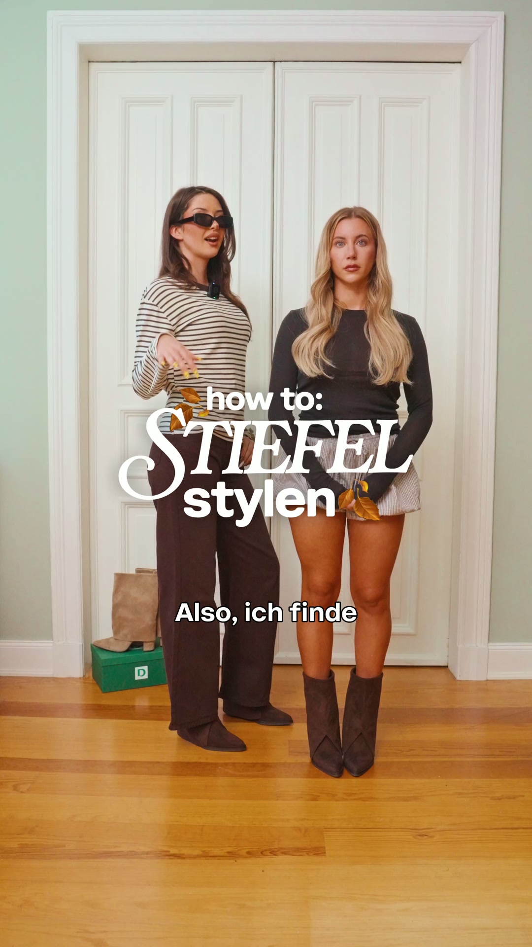 Deichmann Facebook ad: Boots für deinen Herbst